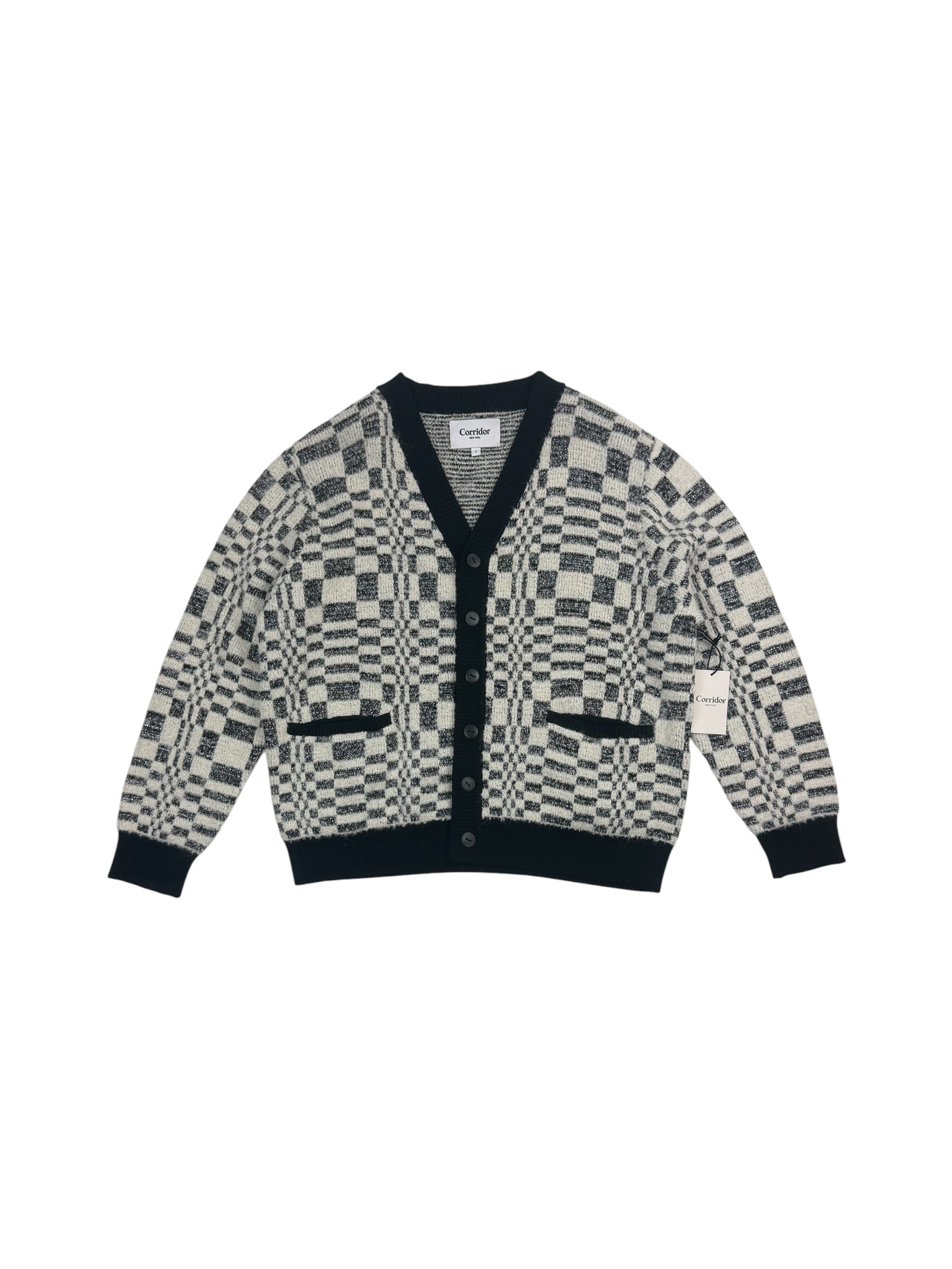 Corridor New York Optic Alpaca Cardigan