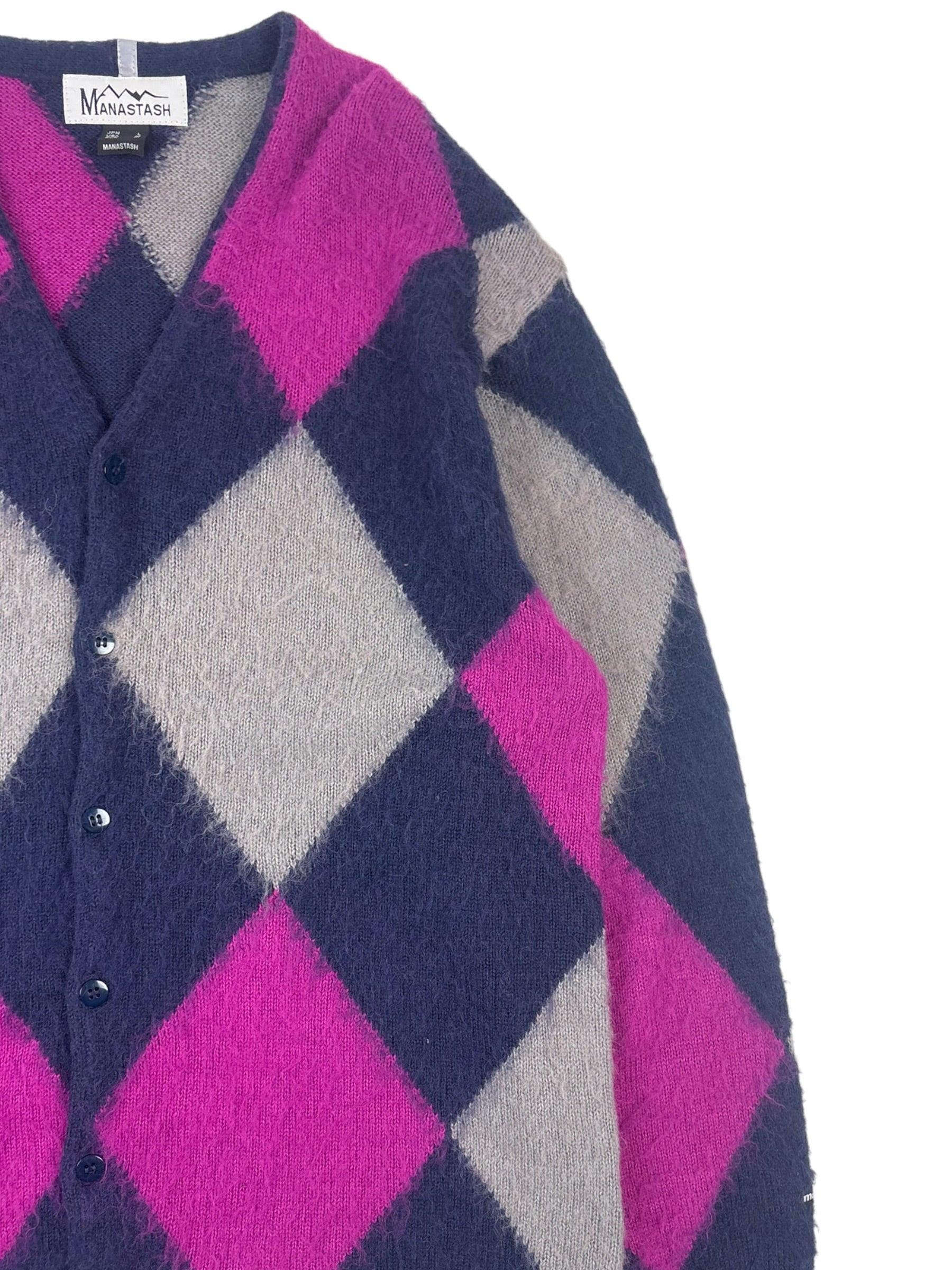 Manastash Aberdeen Kurtigan Argyle Cardigan