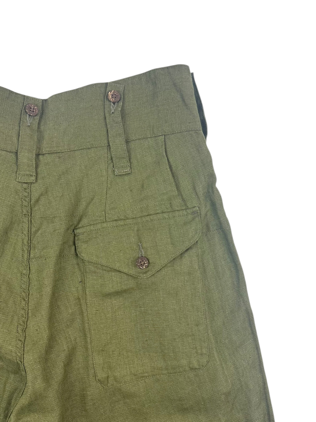 Nigel Cabourn Mainline Field Linen Basket Pant