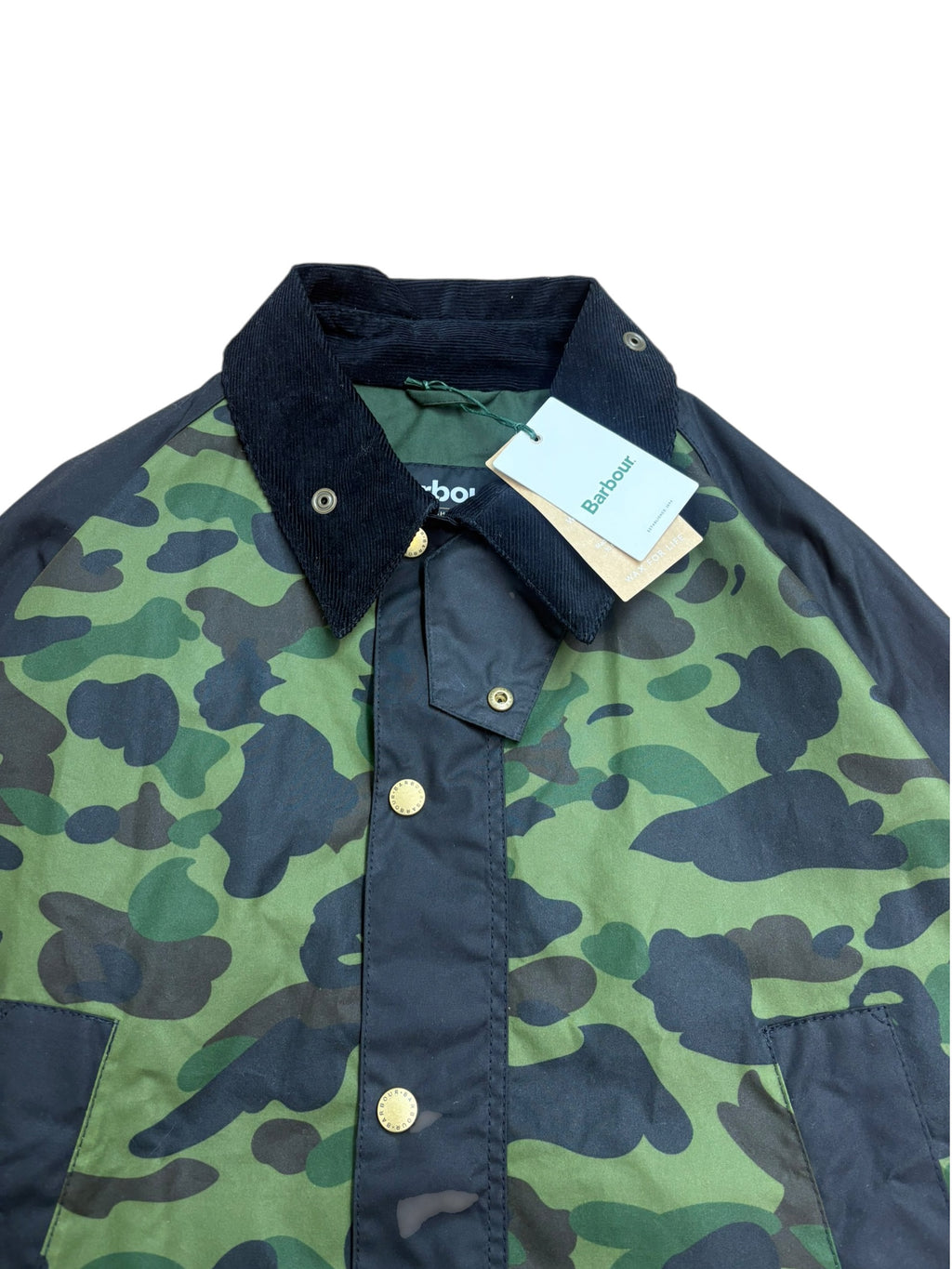 Barbour x A Bathing Ape Bedale Wax Jacket