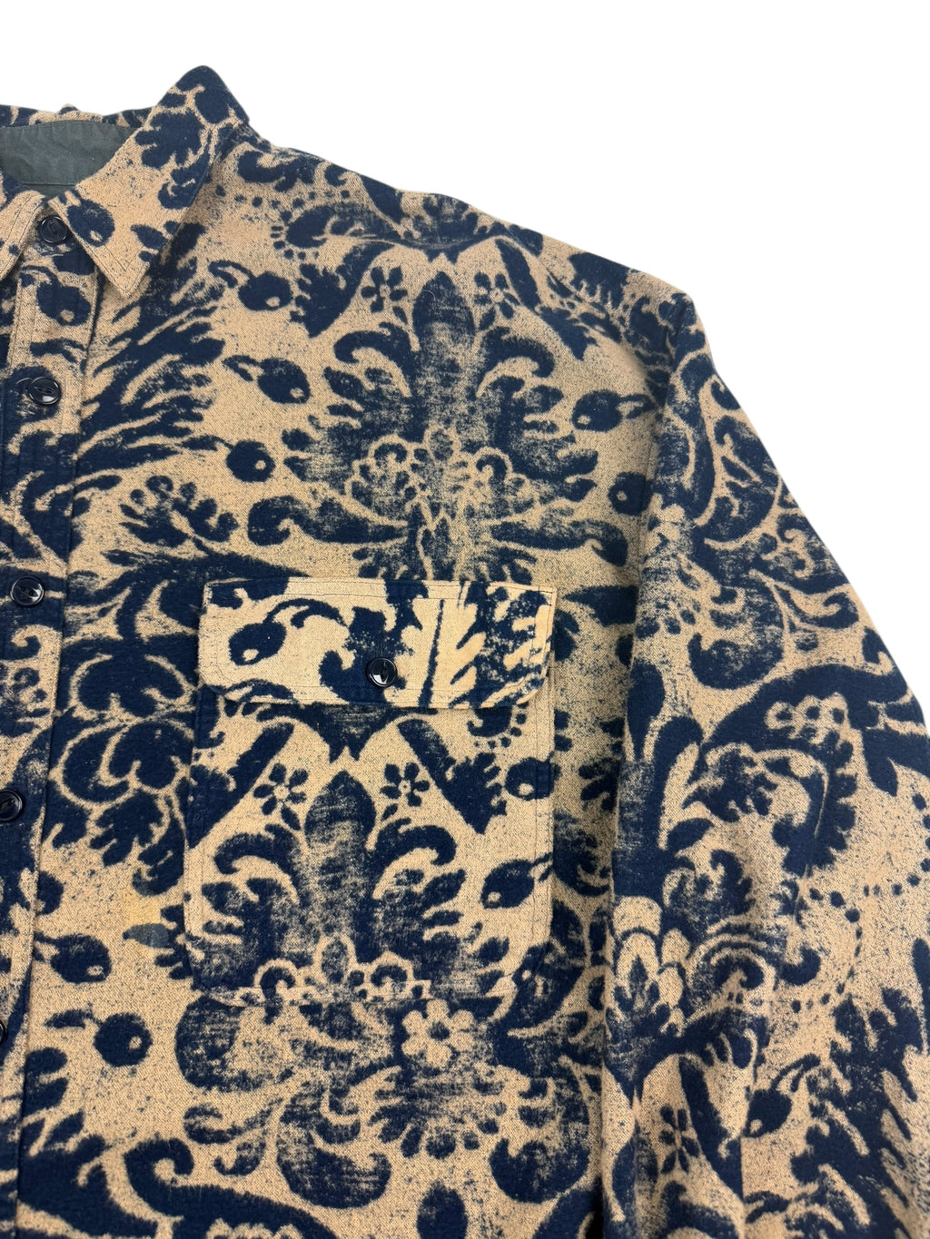 Kapital Maria Damask Big Silhouette Flannel Shirt
