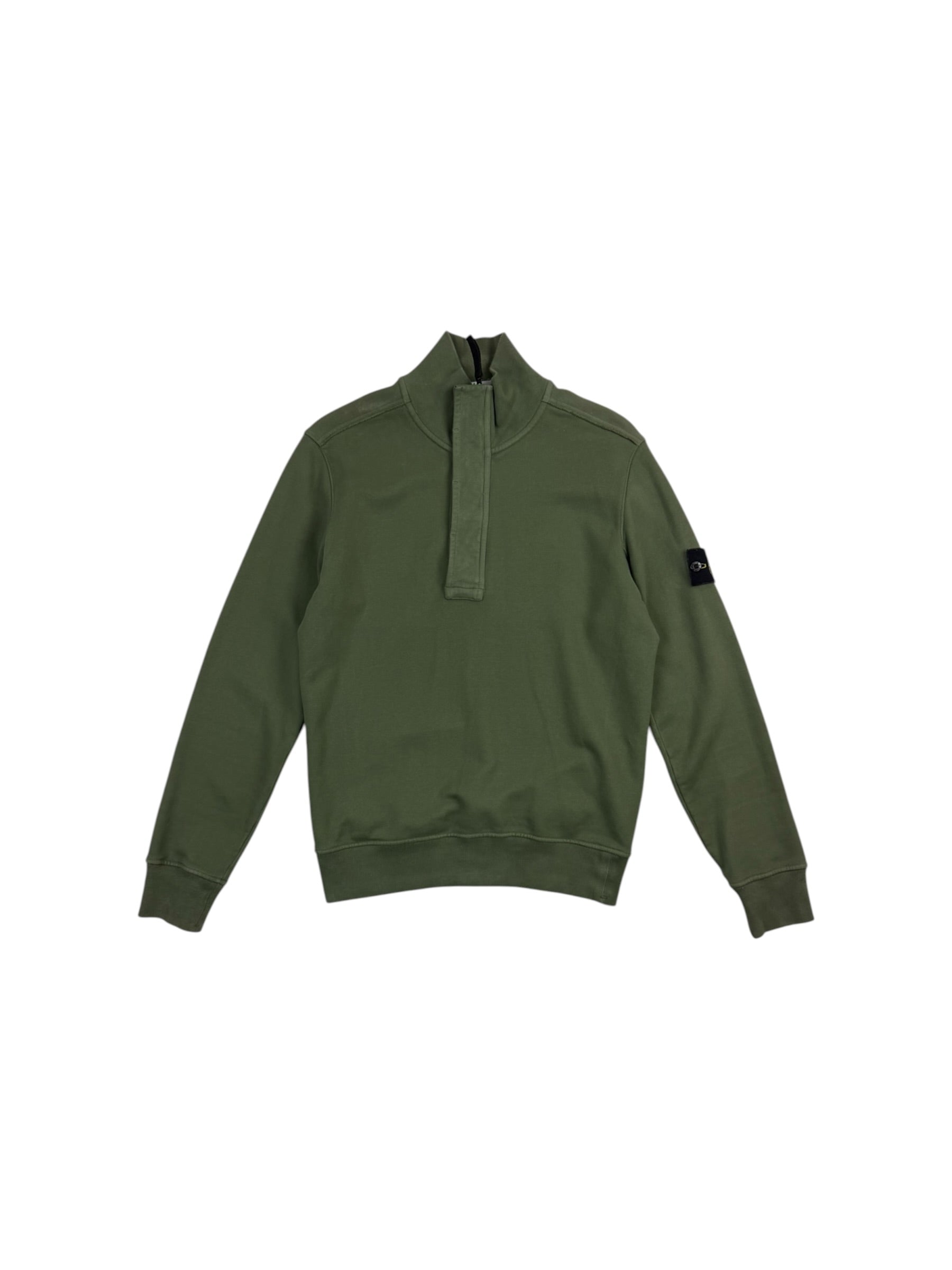 Stone Island Chest Zip Pullover Sweater