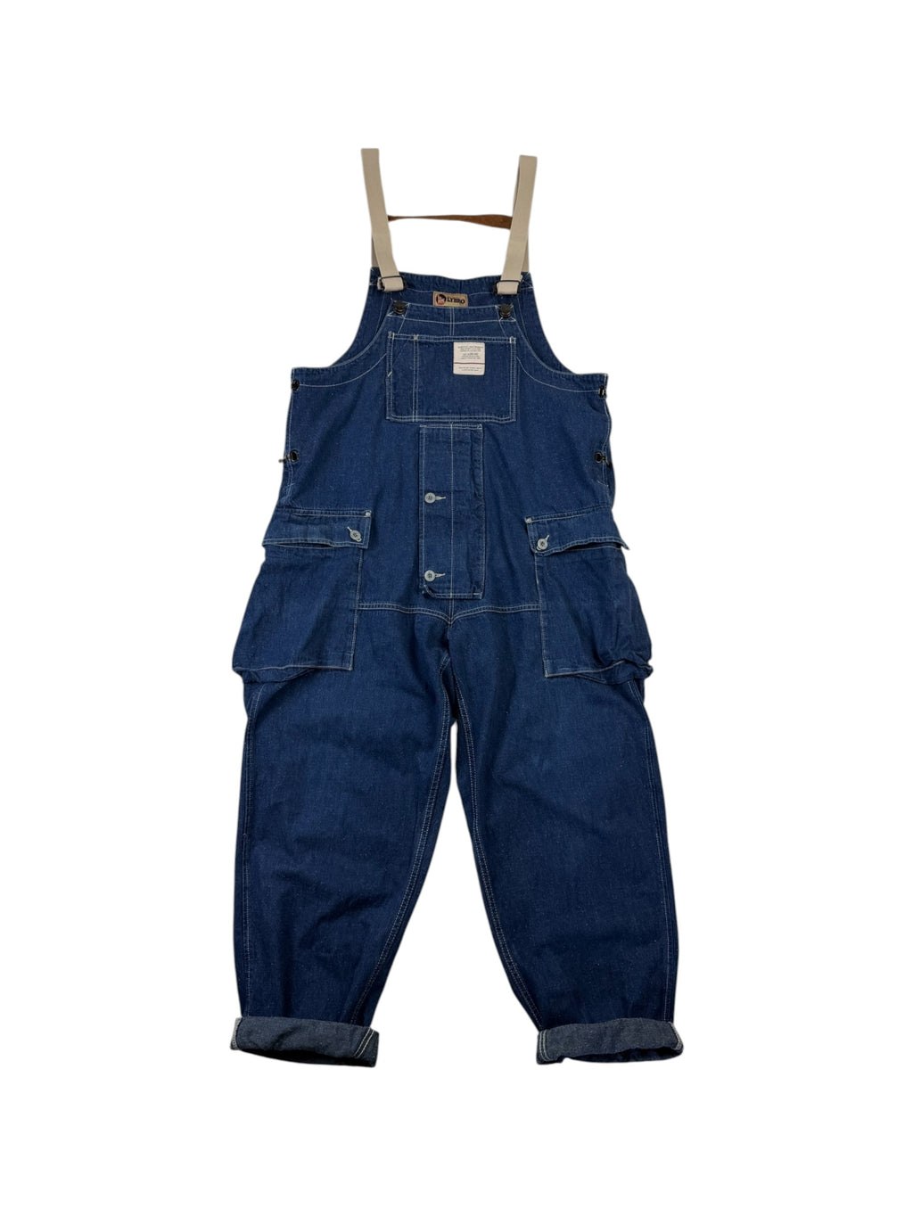 Nigel Cabourn Lybro Railway Denim Dungarees