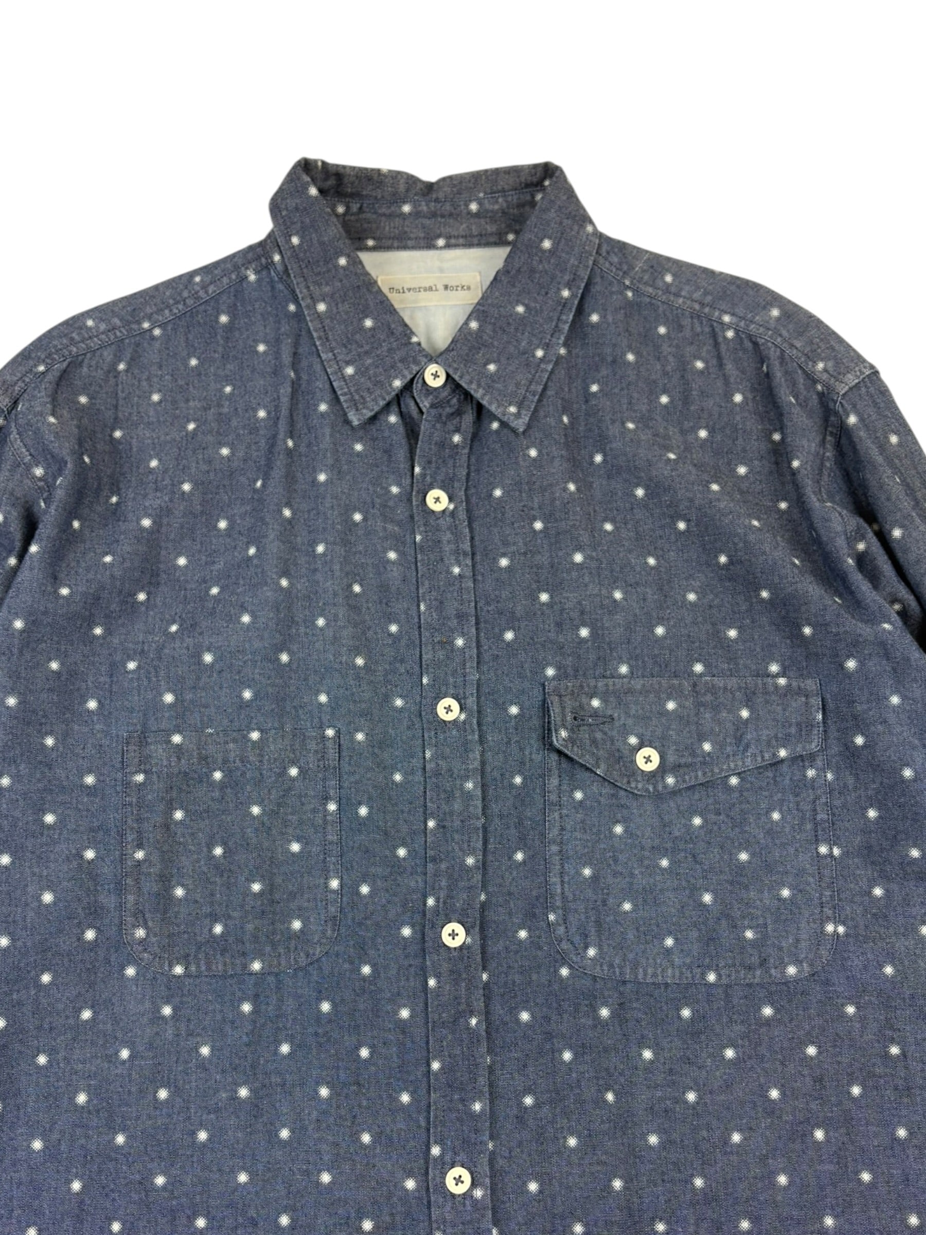 Universal Works Polka-Dot Button Shirt