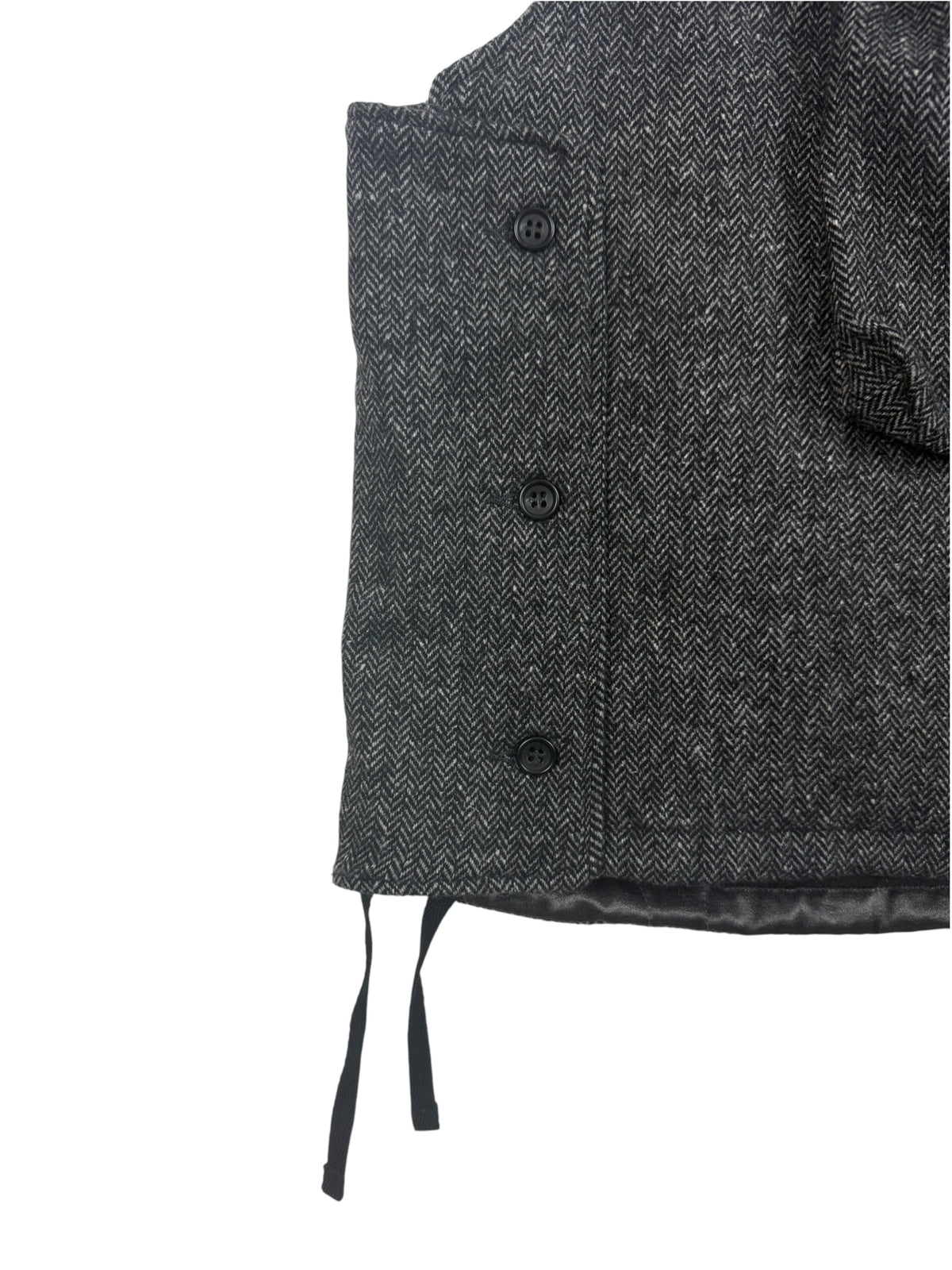 Engineered Garments Poly Wool Herringbone Cover Vest