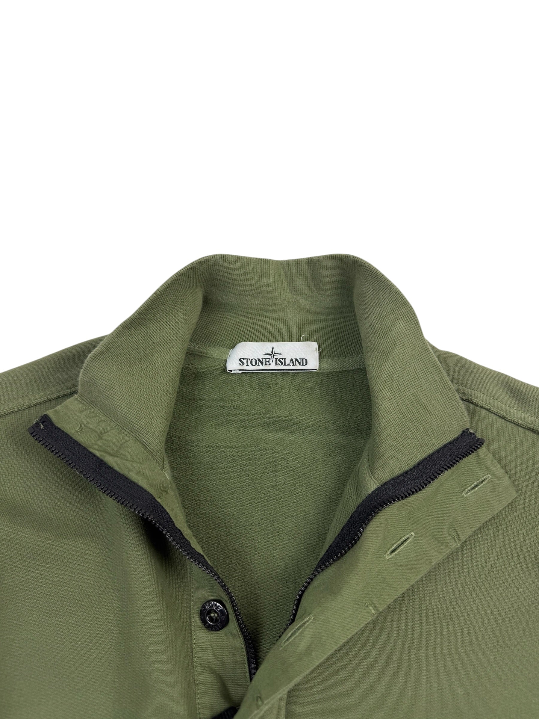 Stone Island Chest Zip Pullover Sweater