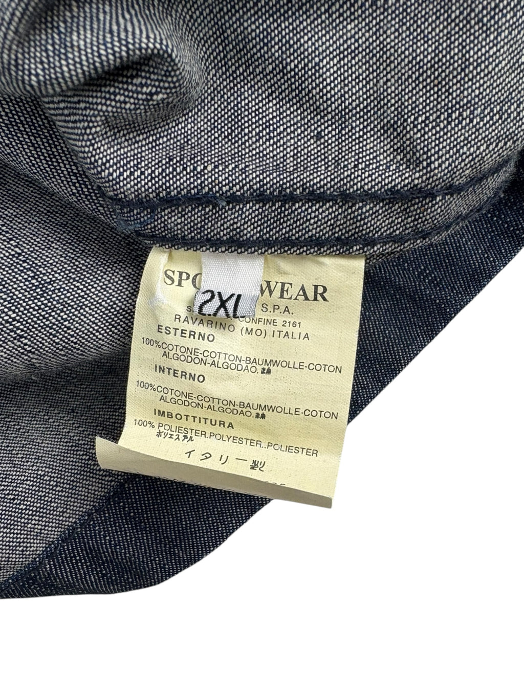 Stone Island Denims AW03 Multi-Pocket Denim Jacket