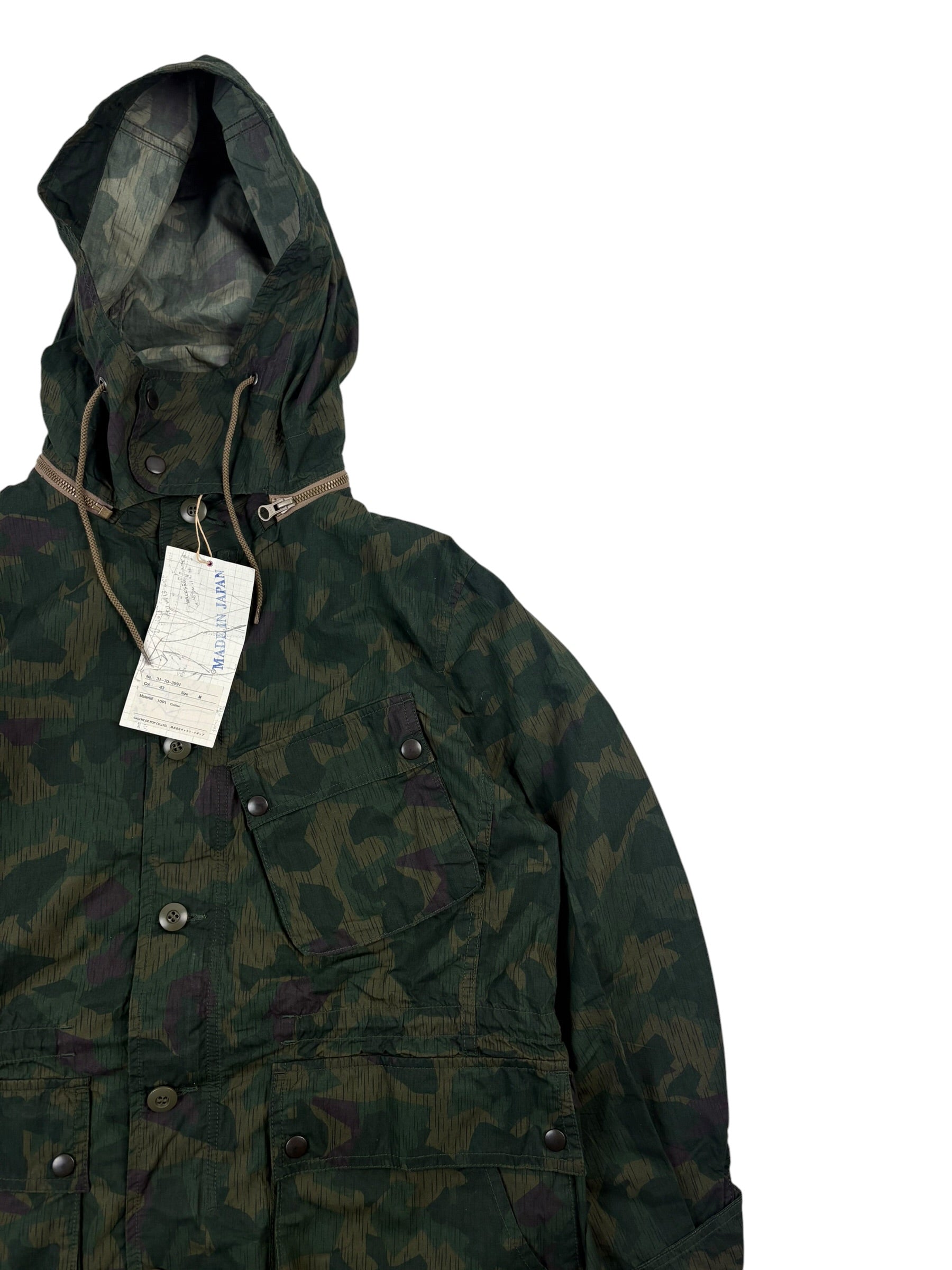 Sage De Cret Camo Military Field Jacket