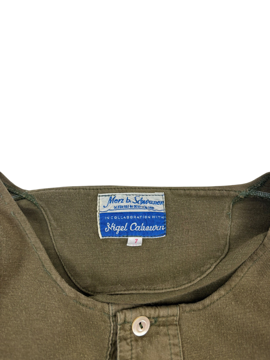 Nigel Cabourn x Merz b. Schwanen Henley Shirt