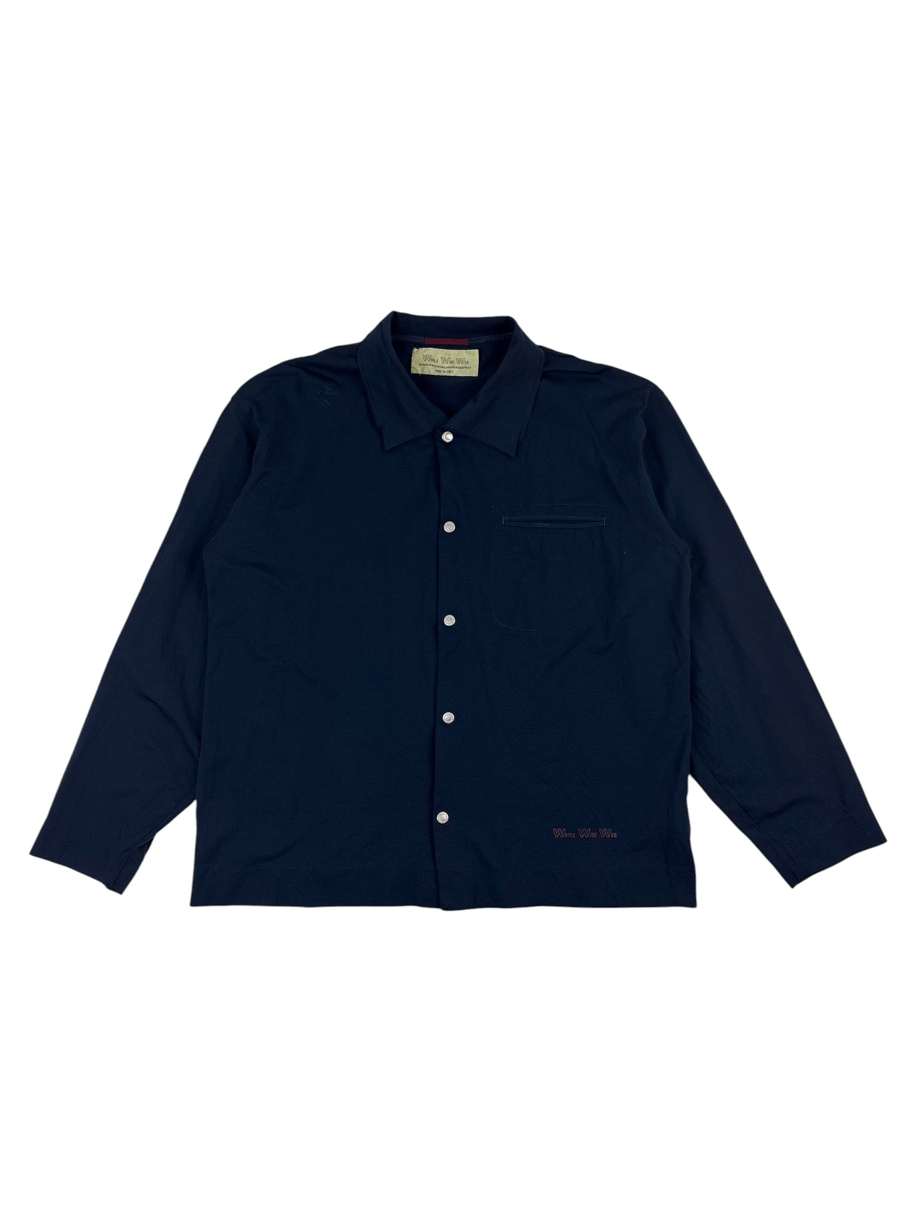 World Wide Web Button Overshirt