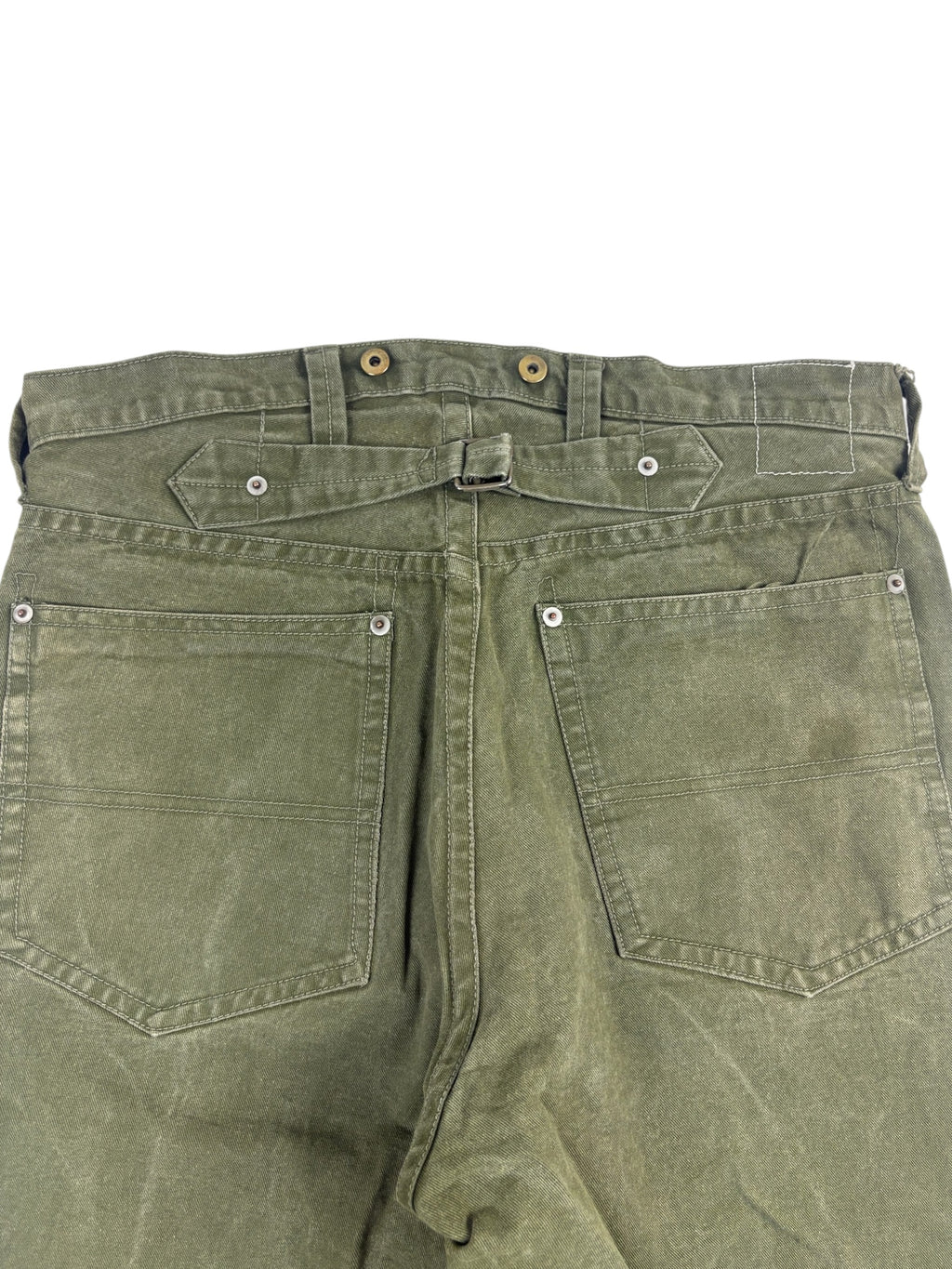 Nigel Cabourn Authentic Military Green Railway Pants