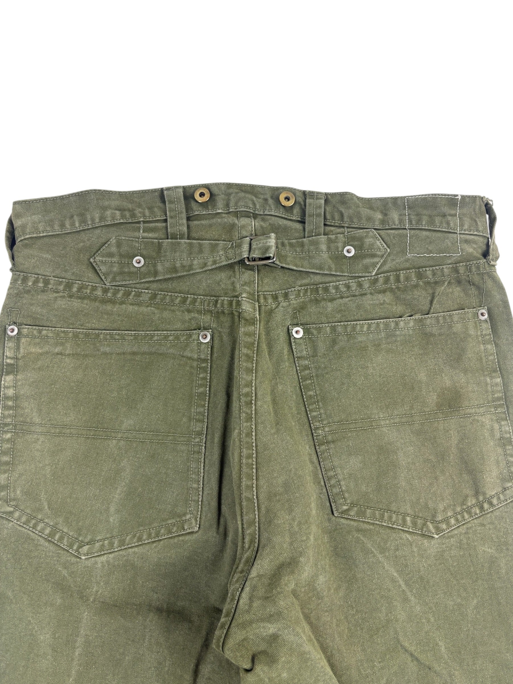Nigel Cabourn Authentic Military Green Railway Pants
