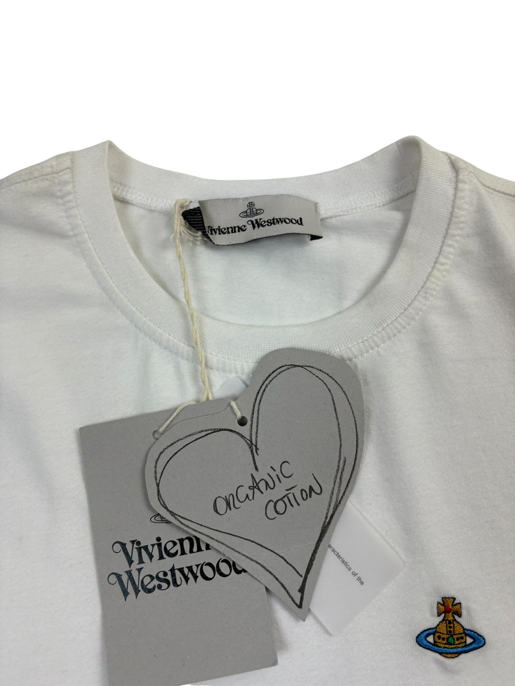 Vivienne Westwood White Classic Orb T-Shirt