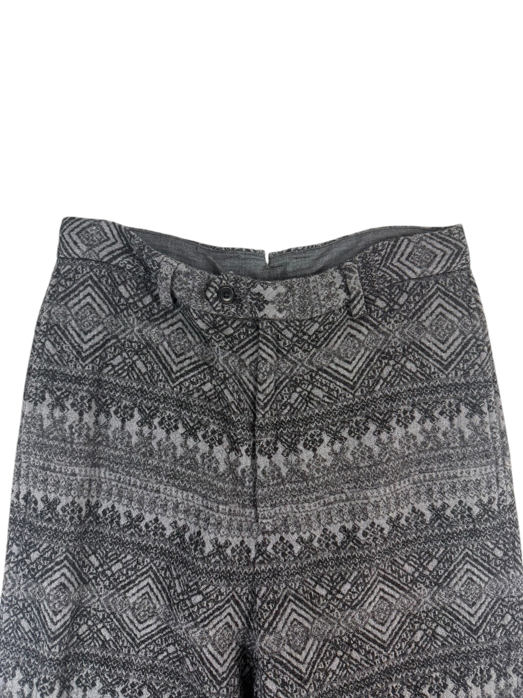 Snow Peak Pattern Wool Pants