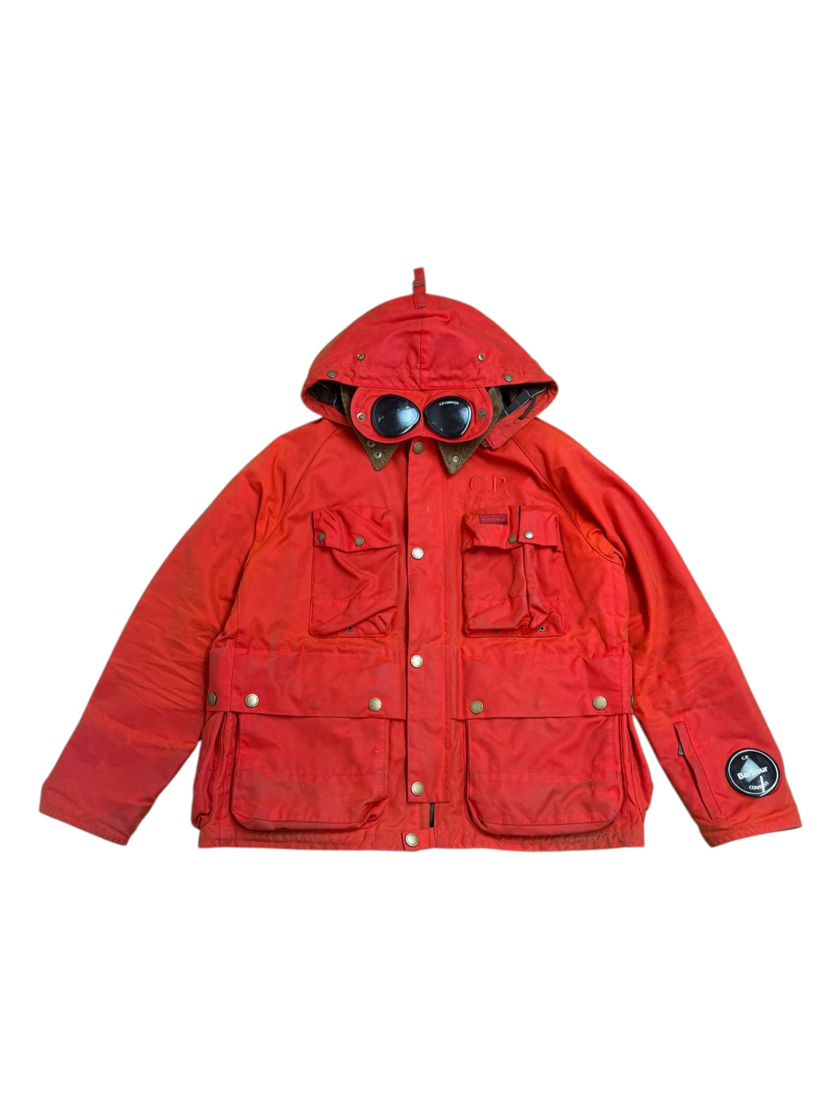 Barbour x C.P. Company Creel Waxed Goggle Jacket