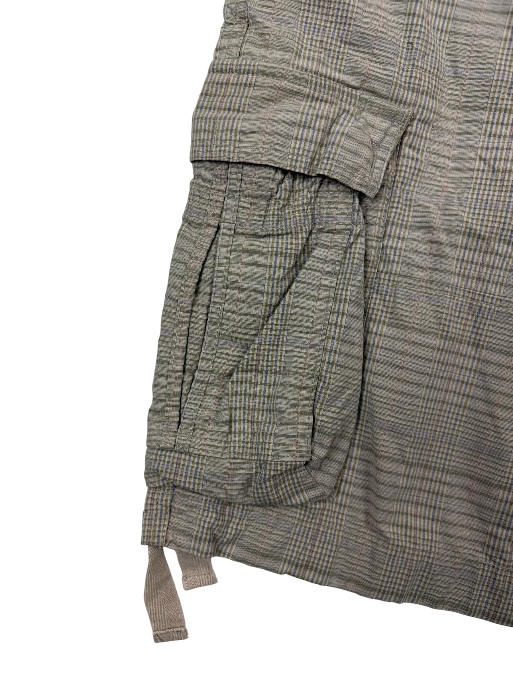 Nigel Cabourn Utility Check Cargo Shorts