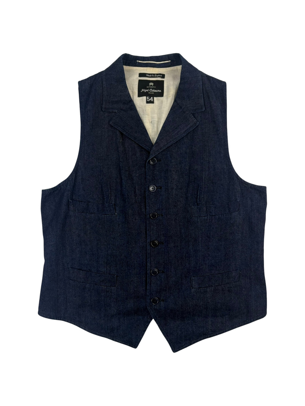 Nigel Cabourn Authentic Denim Mallory Vest