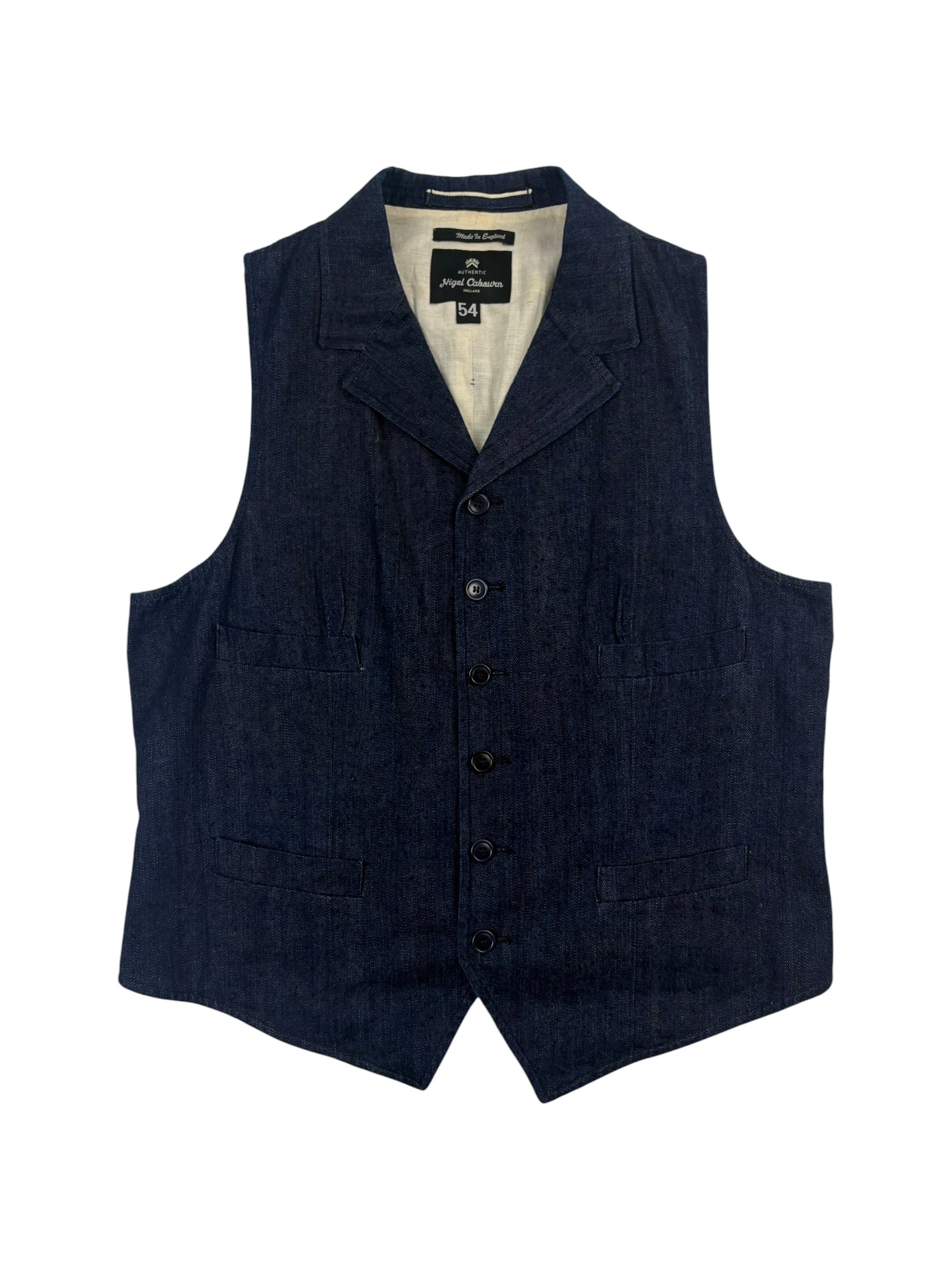 Nigel Cabourn Authentic Denim Mallory Vest