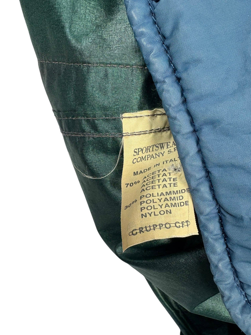 Stone Island AW92 Glazed Silk / Toffee Wrapper Jacket