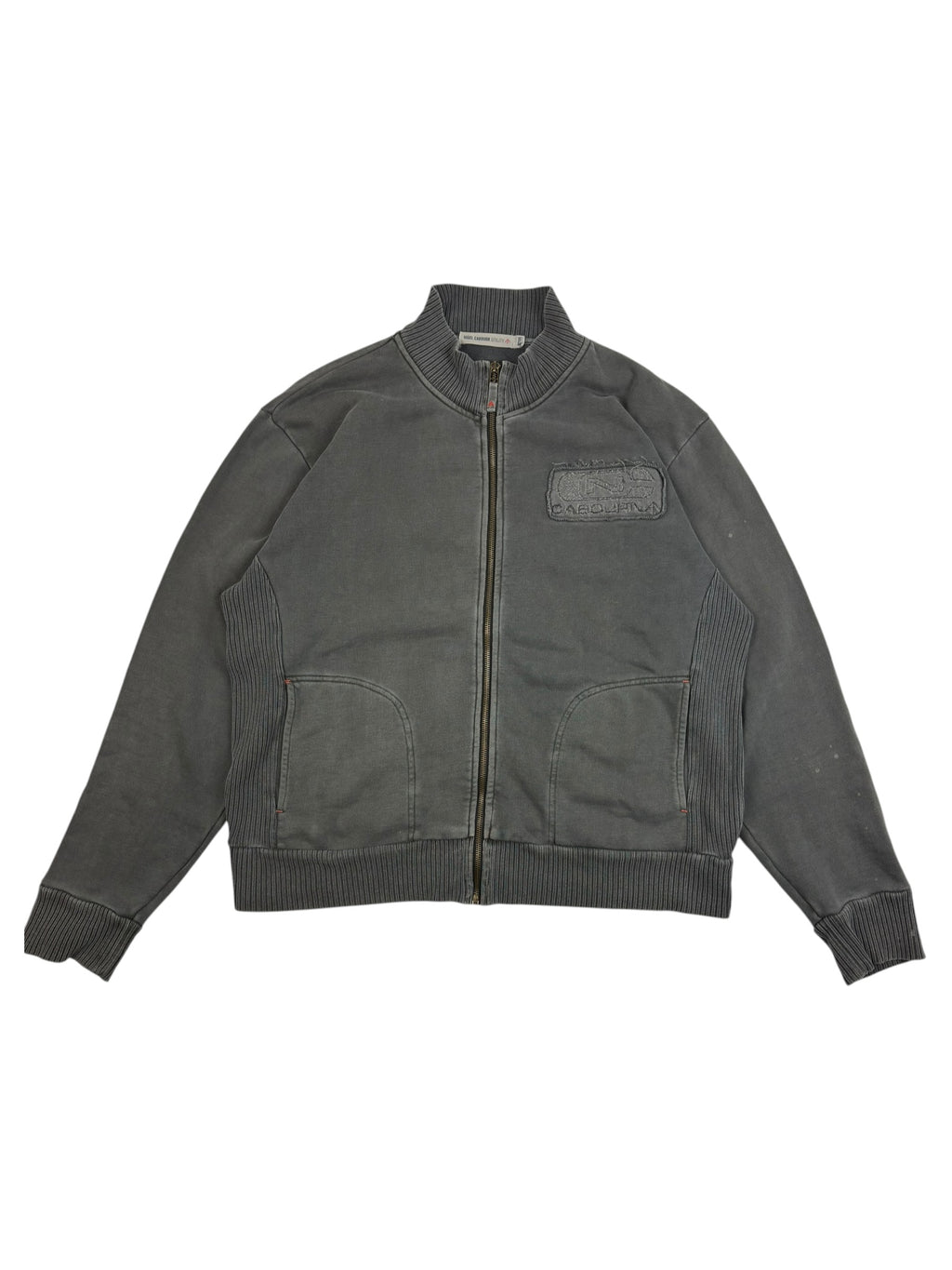 Nigel Cabourn Utility 2000s Ribbed Zip Up Jacket