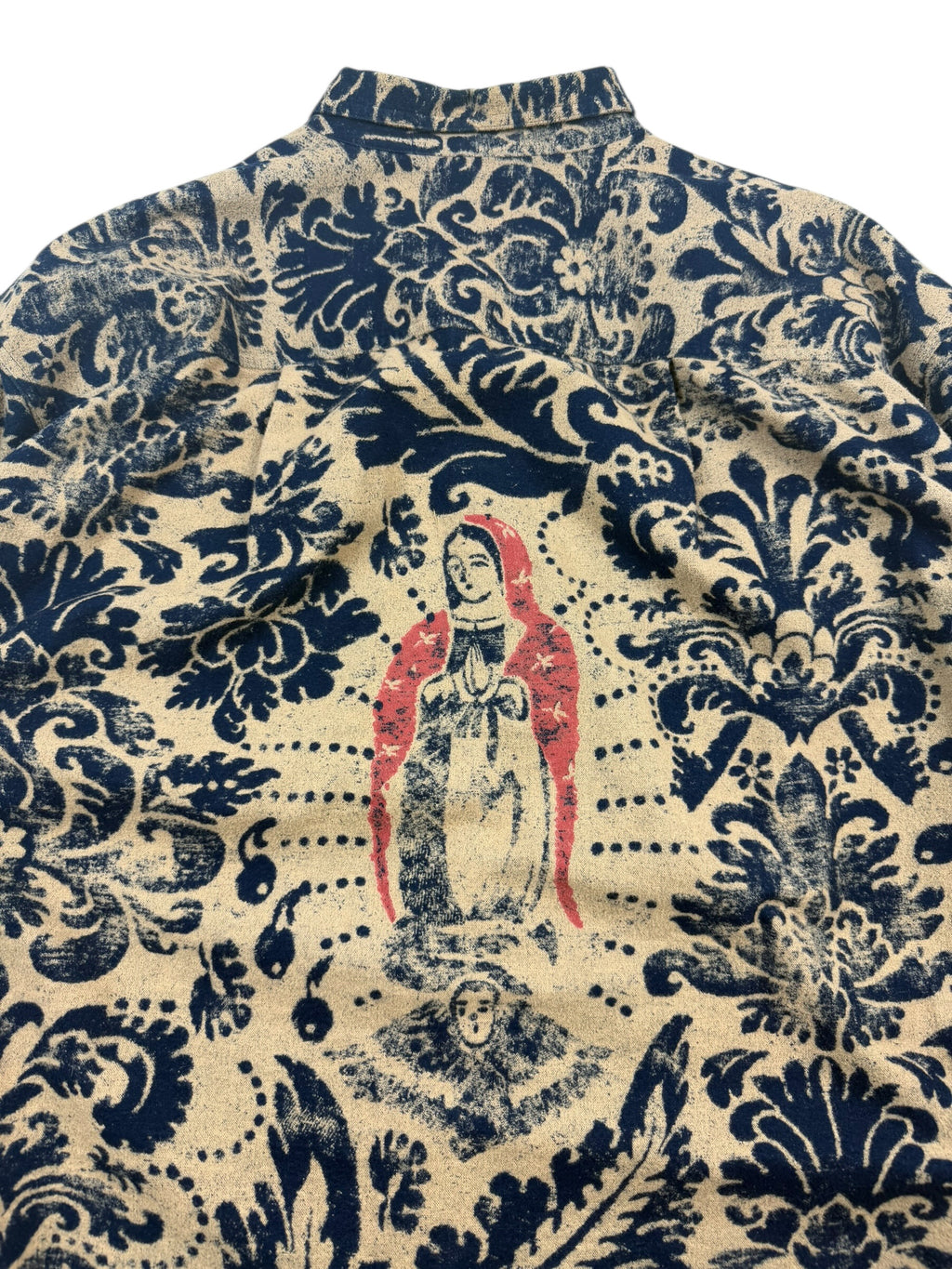 Kapital Maria Damask Big Silhouette Flannel Shirt