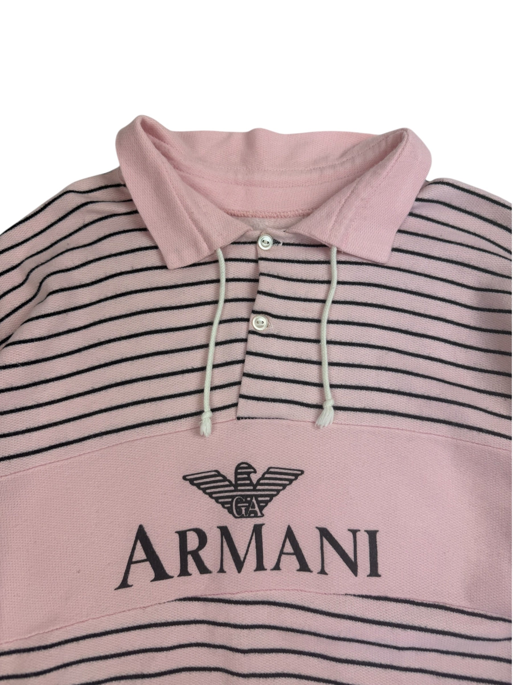 Giorgio Armani 80s Striped POH Sweatshirt