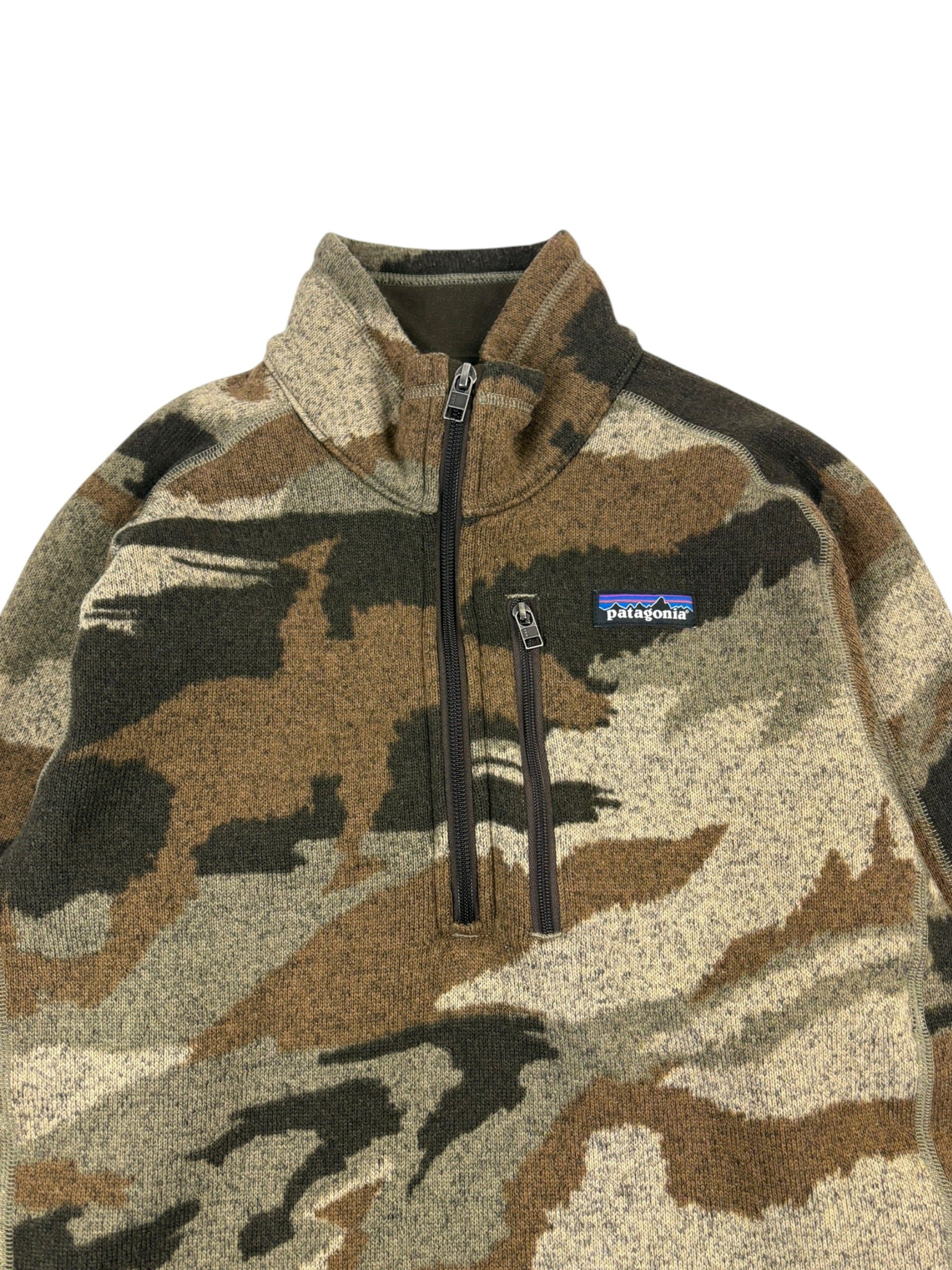 Patagonia 1/4 Zip Fleece Camo Pullover