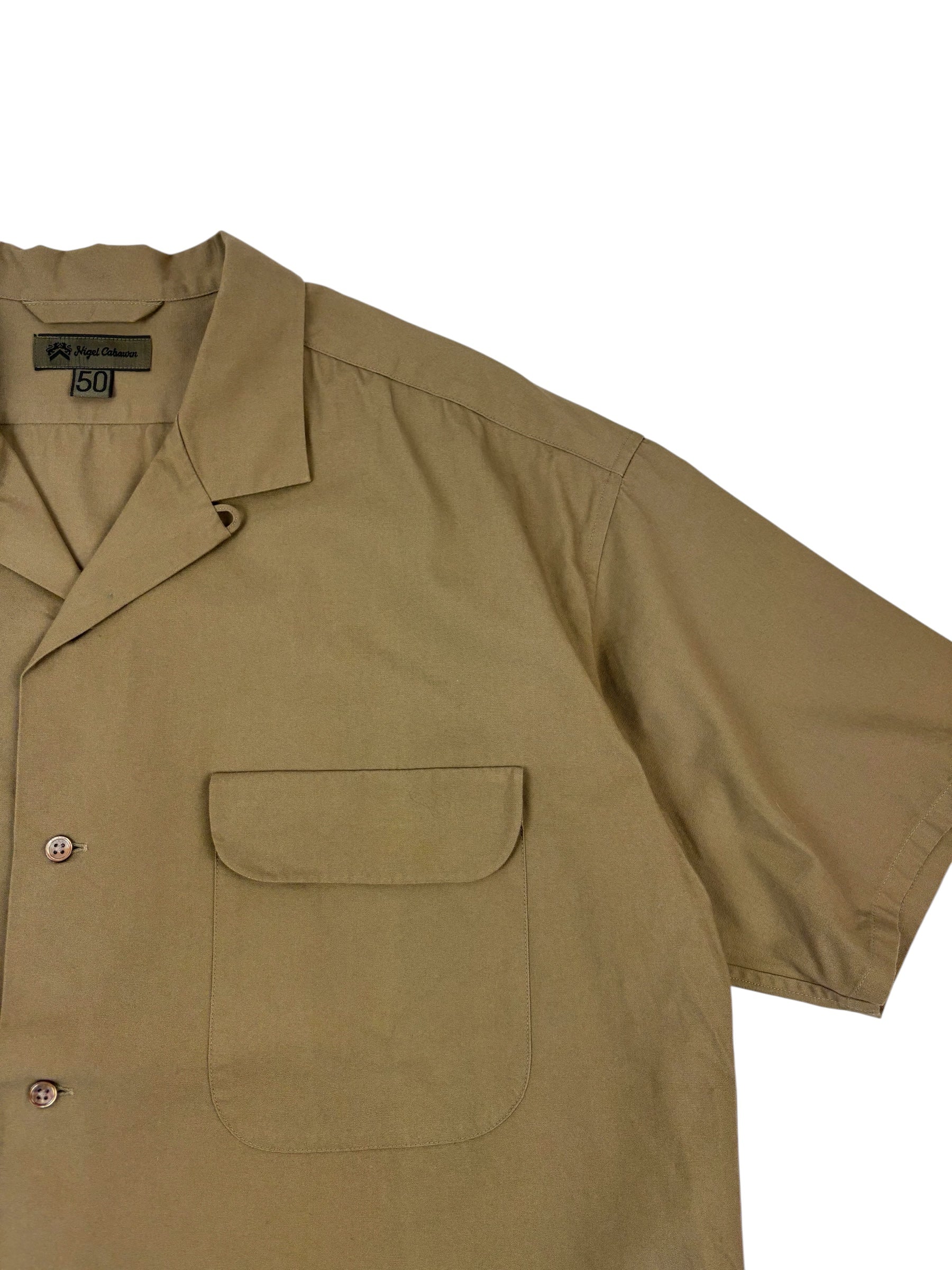 Nigel Cabourn Mainline Open Collar Shirt