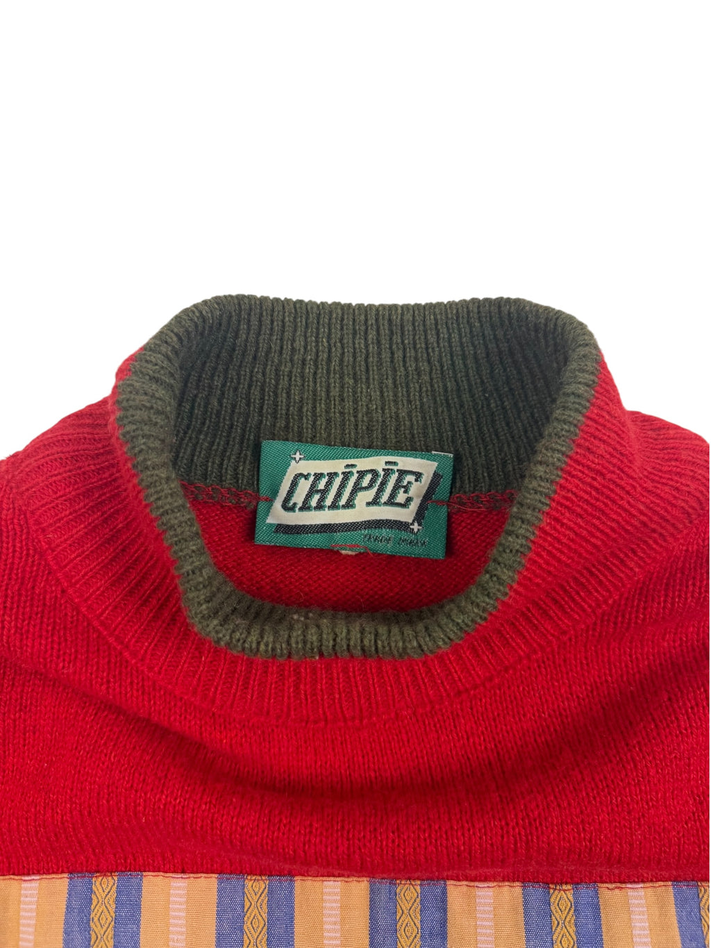 Chipie 80s 'Tempo Of The Big Town' Mock Neck Jumper