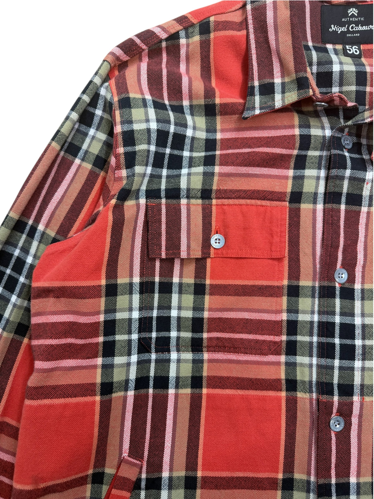Nigel Cabourn Authentic Tartan Four Pocket Overshirt