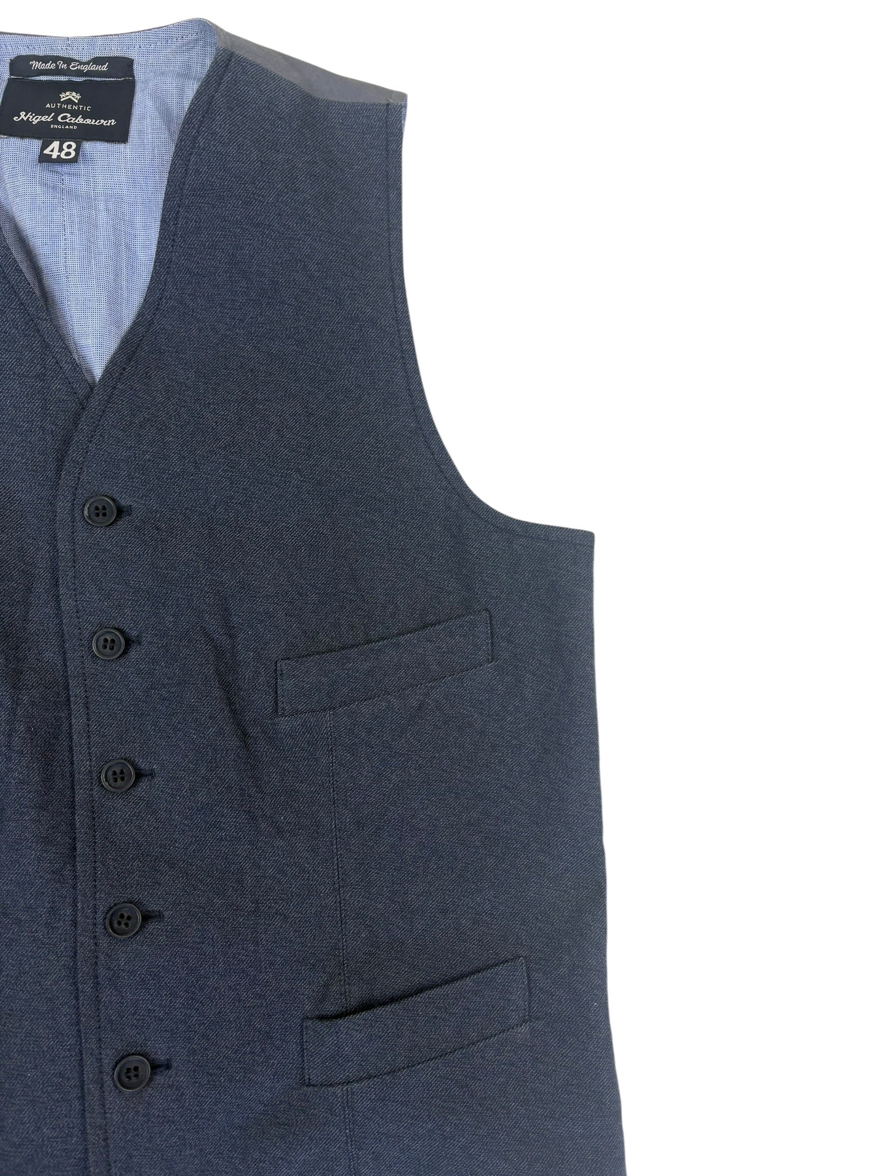 Nigel Cabourn Authentic Denim Waistcoat – RE:BOURN