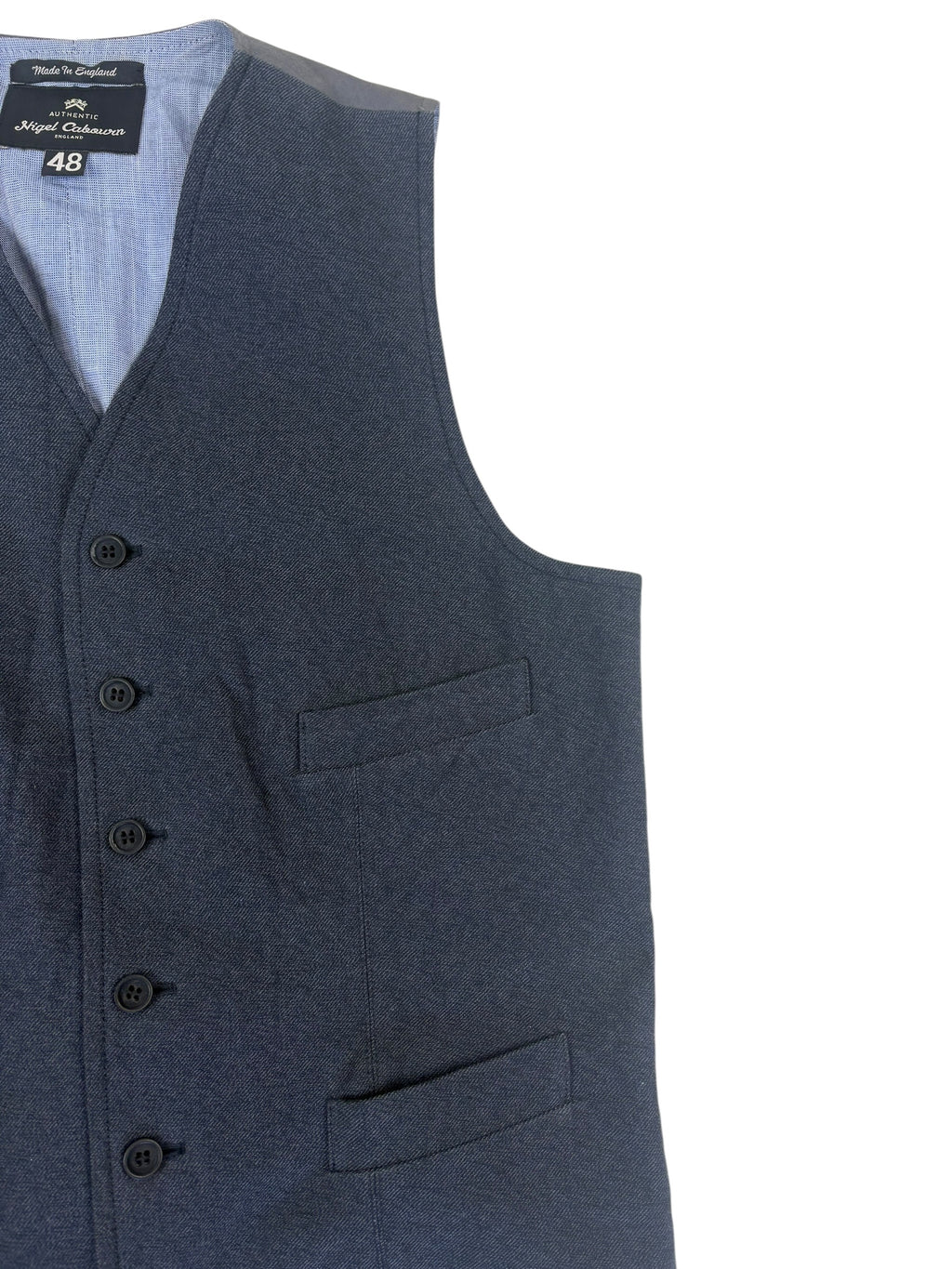 Nigel Cabourn Authentic Denim Waistcoat
