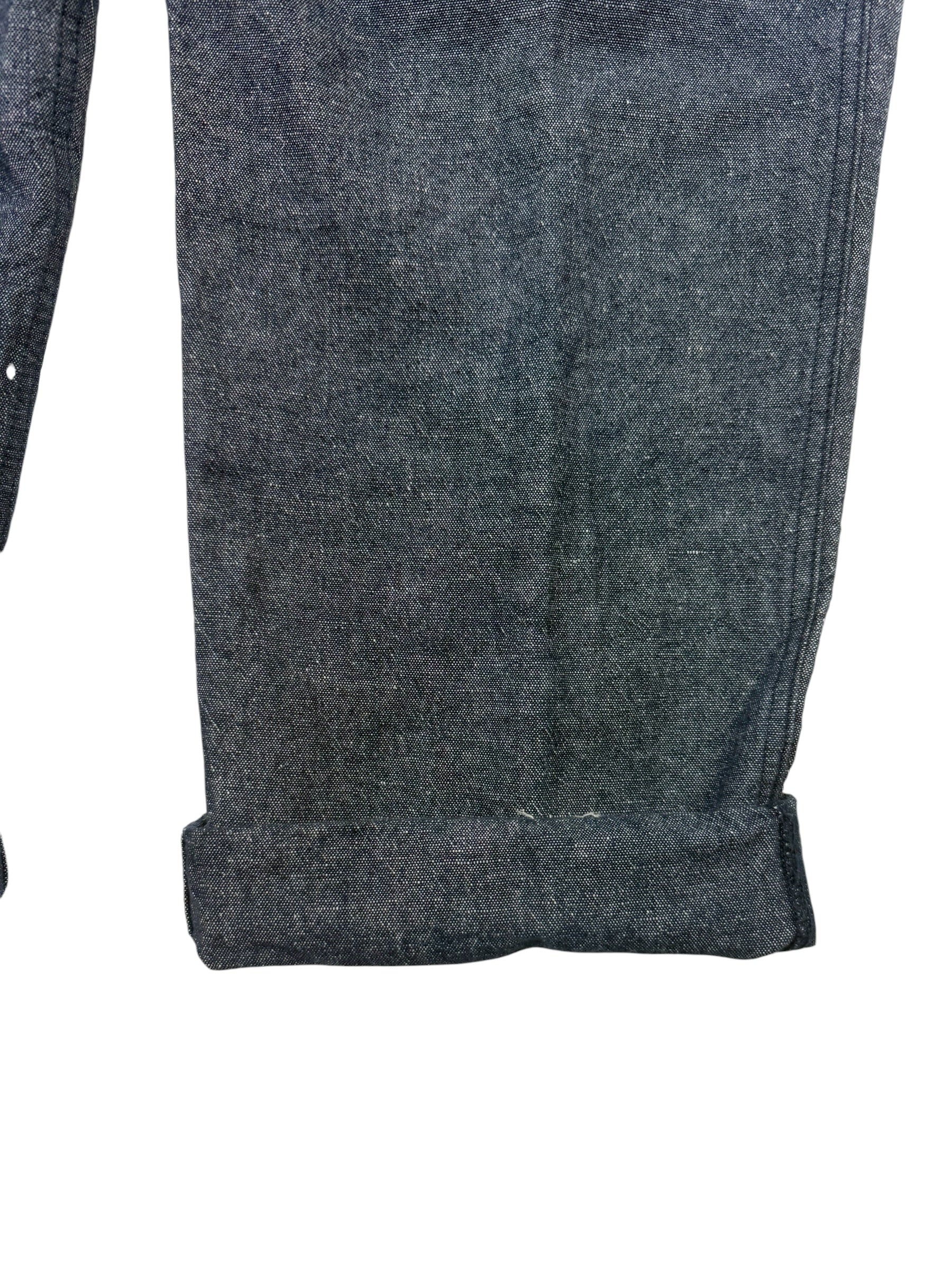 Nigel Cabourn Lybro Pleated Denim Work Chinos