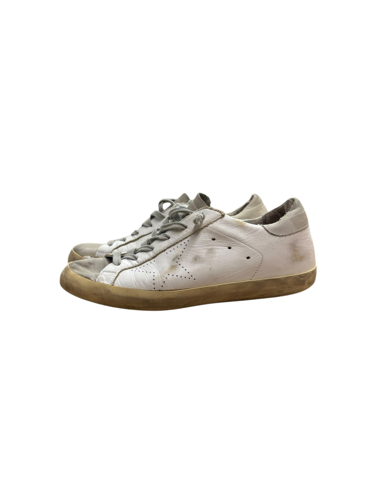 Golden Goose Superstar Distressed Leather Trainers
