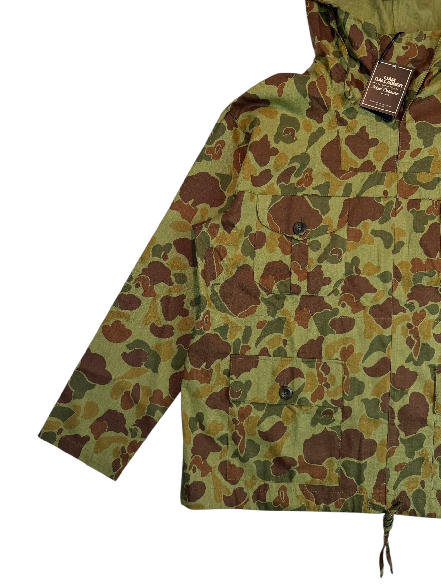 Nigel Cabourn Liam Gallagher British Army Camo Smock