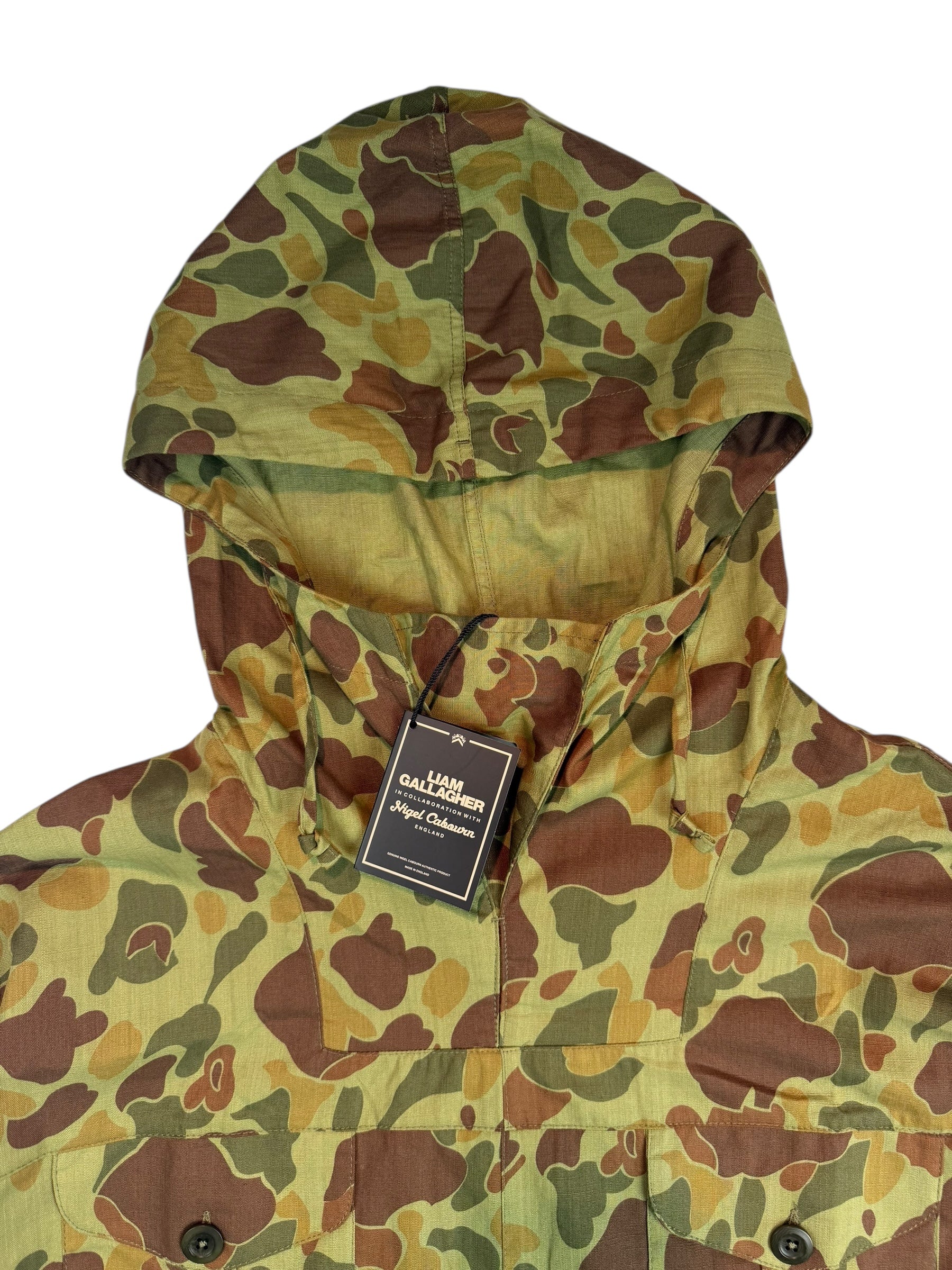 Nigel Cabourn Liam Gallagher British Army Camo Smock