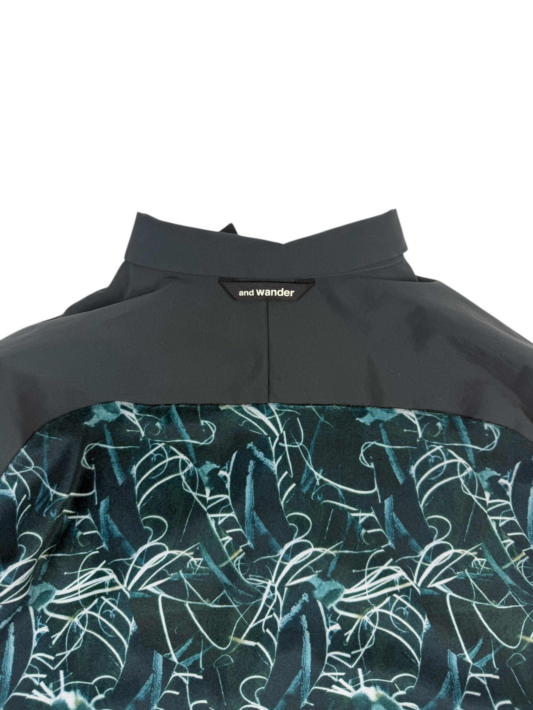 And Wander Printed Fleece Base Shirt