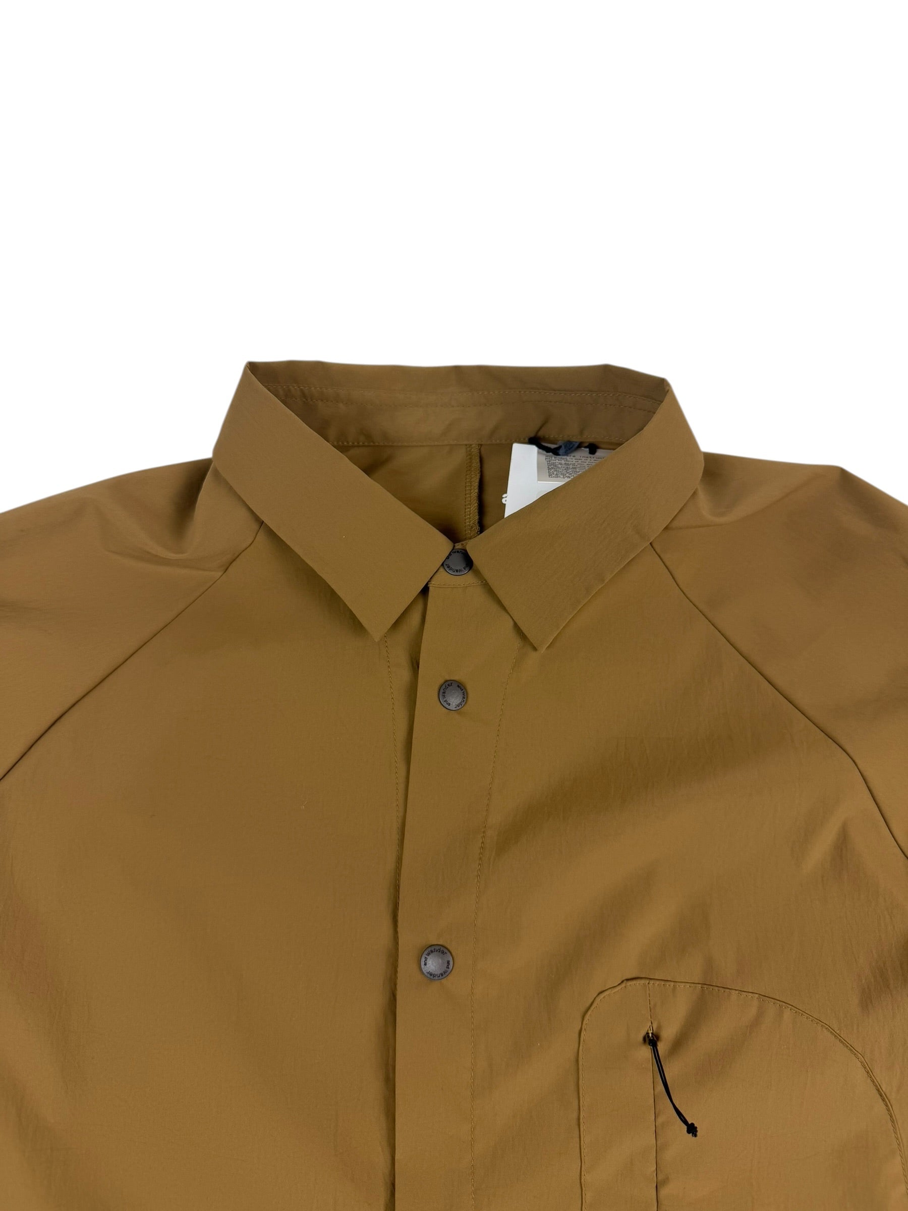 And Wander Printed Fleece Base Shirt