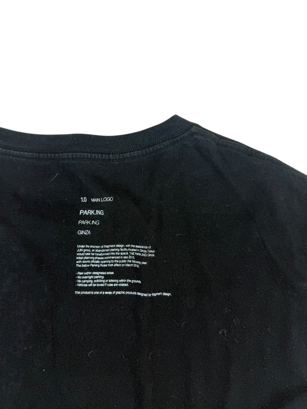 THE PARK-ING GINZA Print Logo T-Shirt