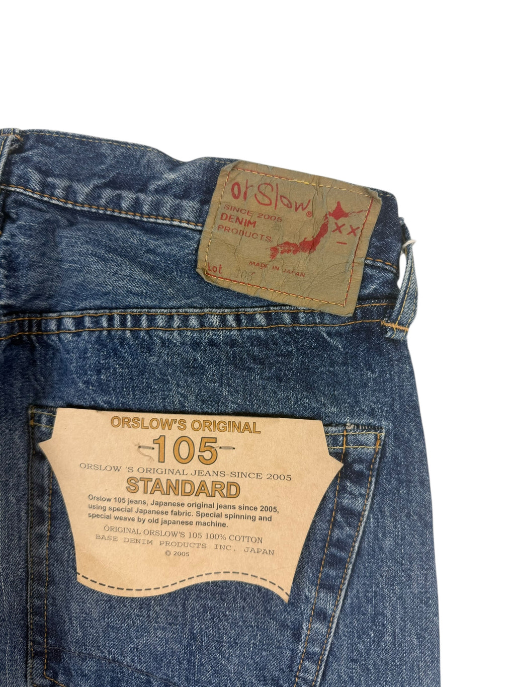 OrSlow Lot 105 Selvedge Denim Jean