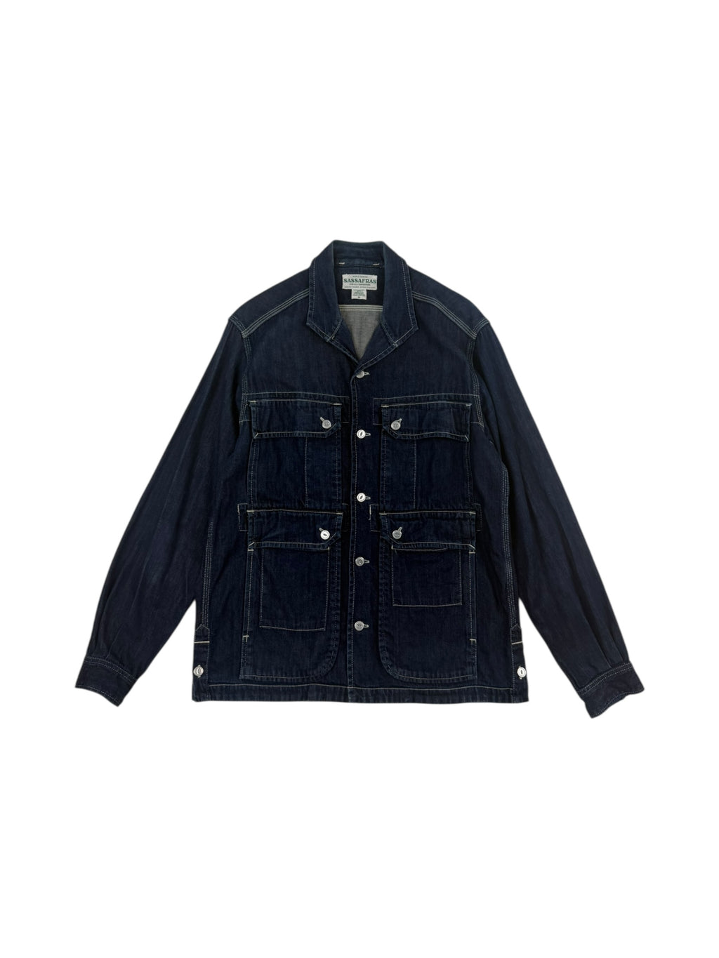 Sassafras Denim Vertical Garden Chore Jacket