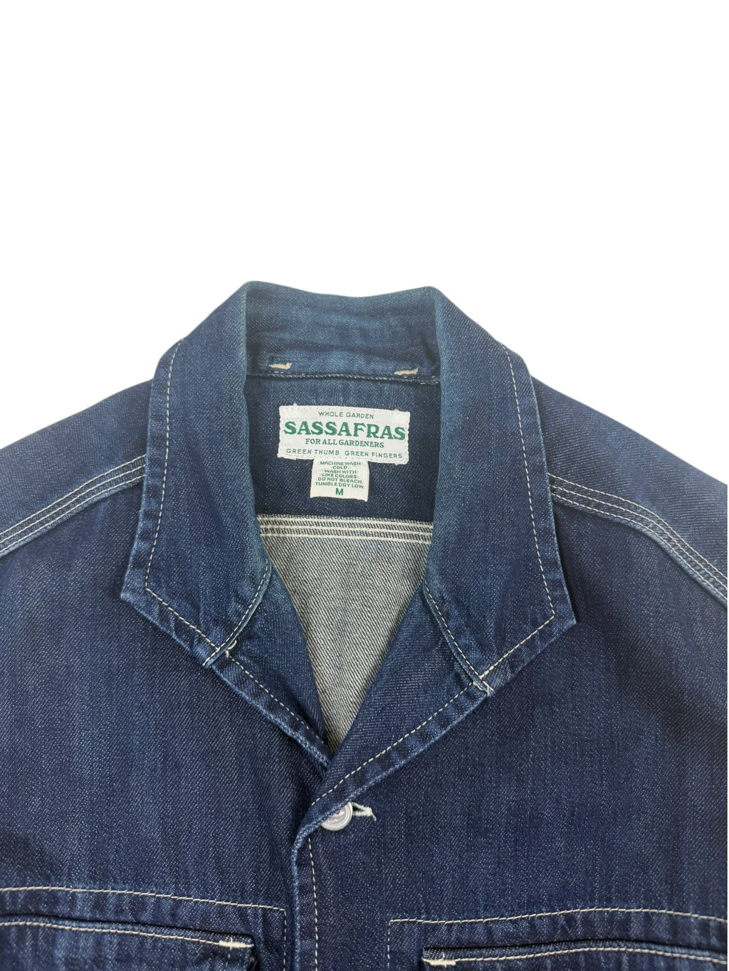 Sassafras Denim Vertical Garden Chore Jacket