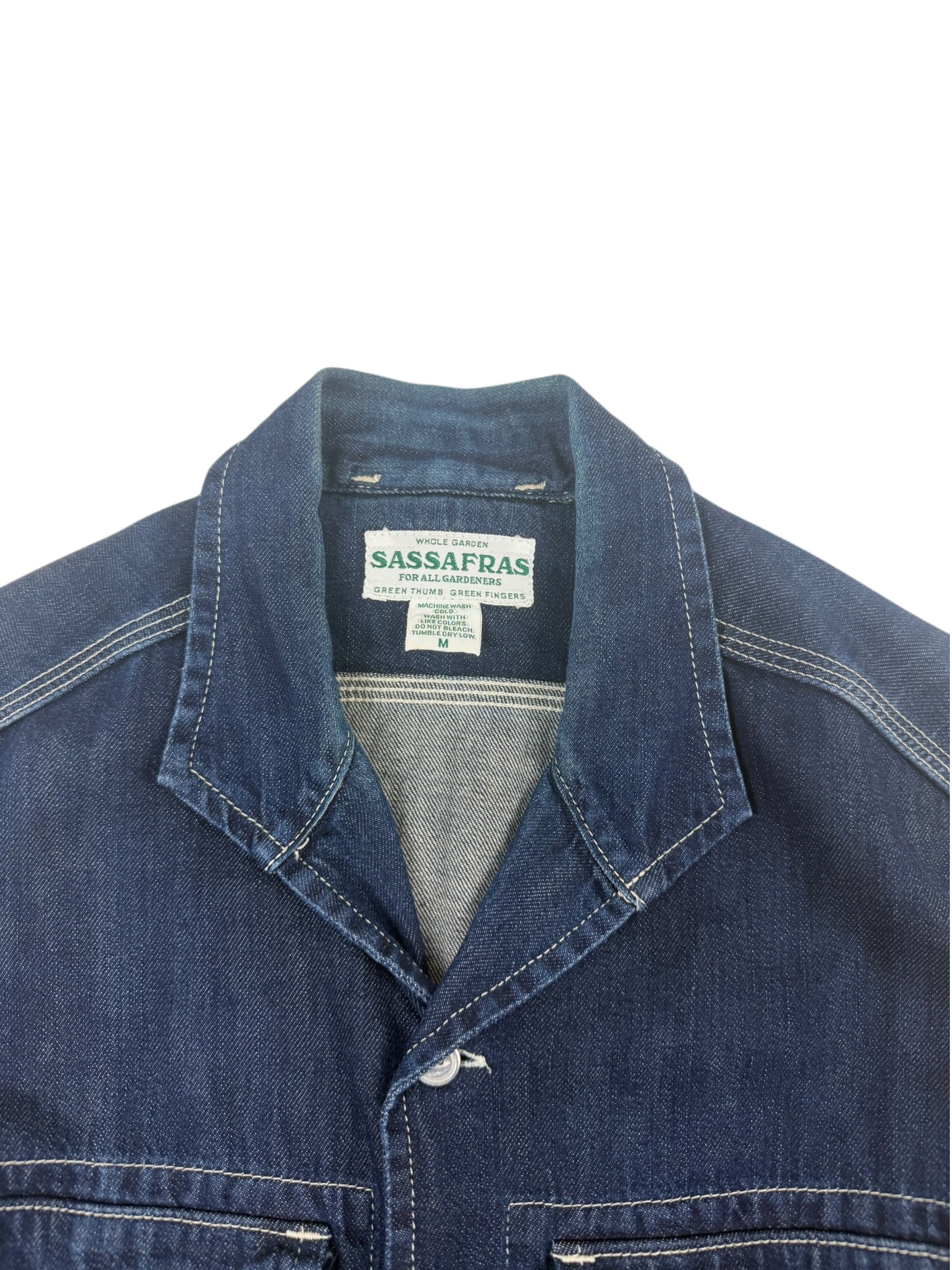 Sassafras Denim Vertical Garden Chore Jacket