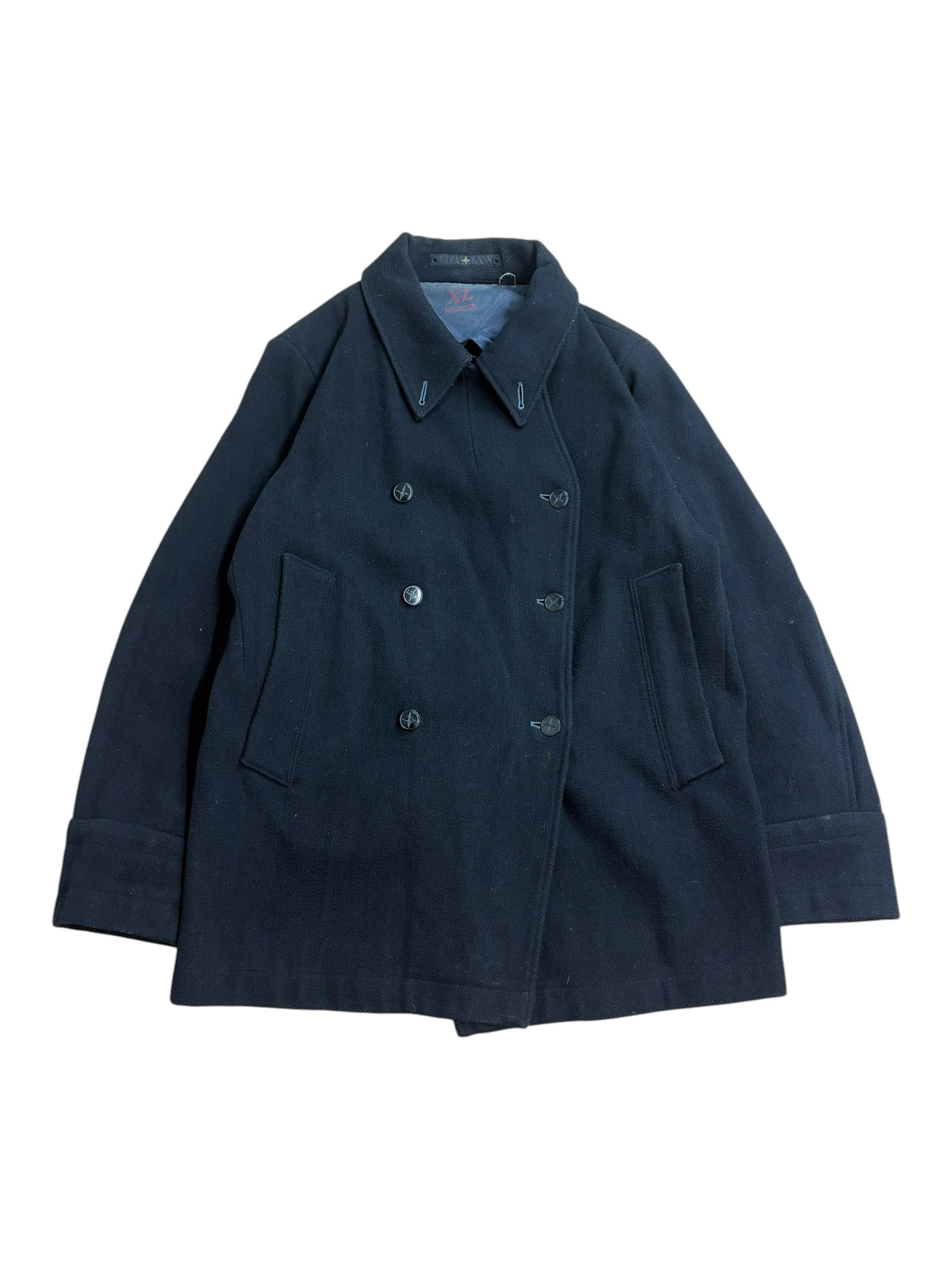 Stone Island Denims AW02 Double Breasted Pea Coat