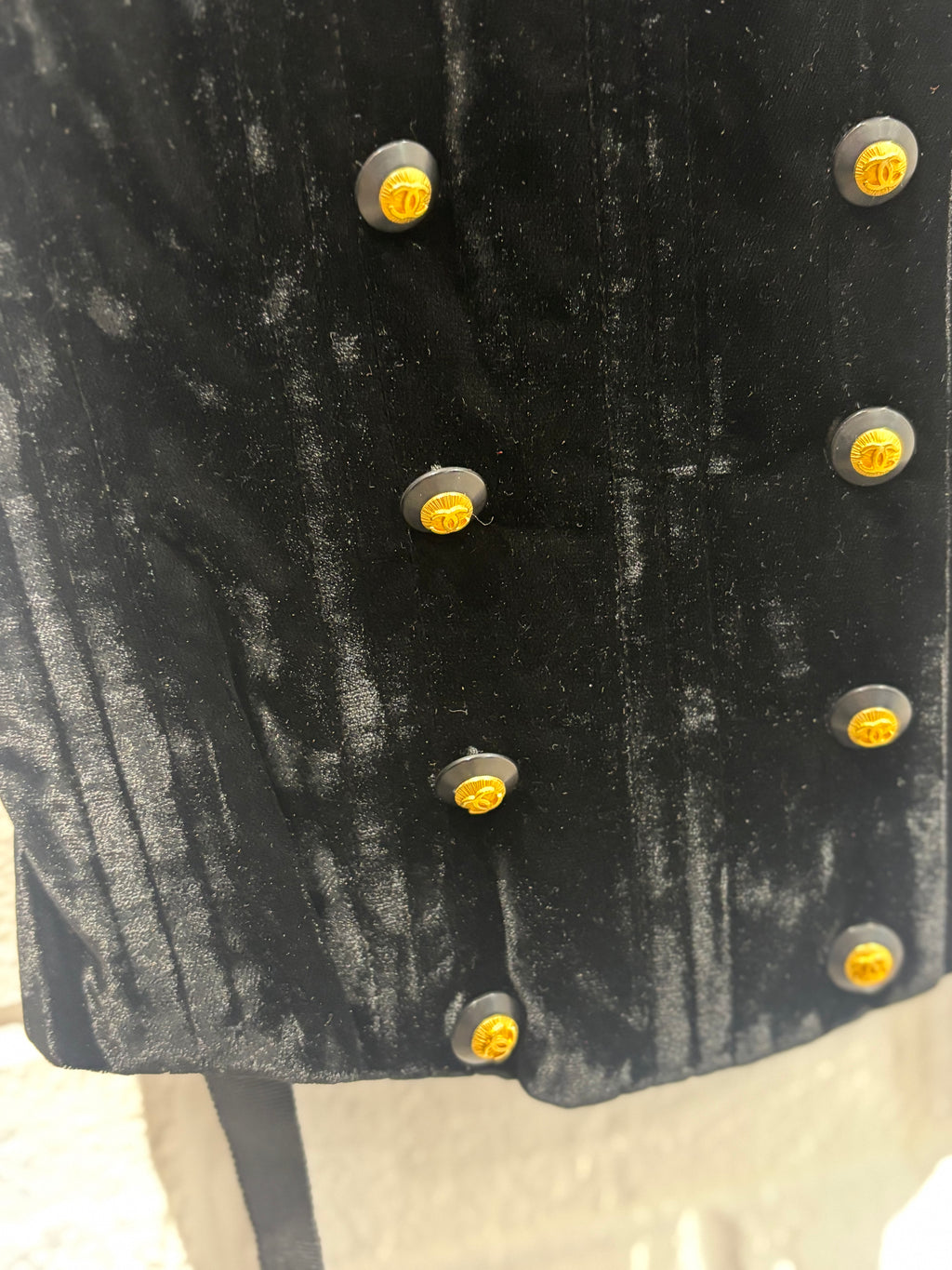 Chanel FW / 1993 Velvet Corset