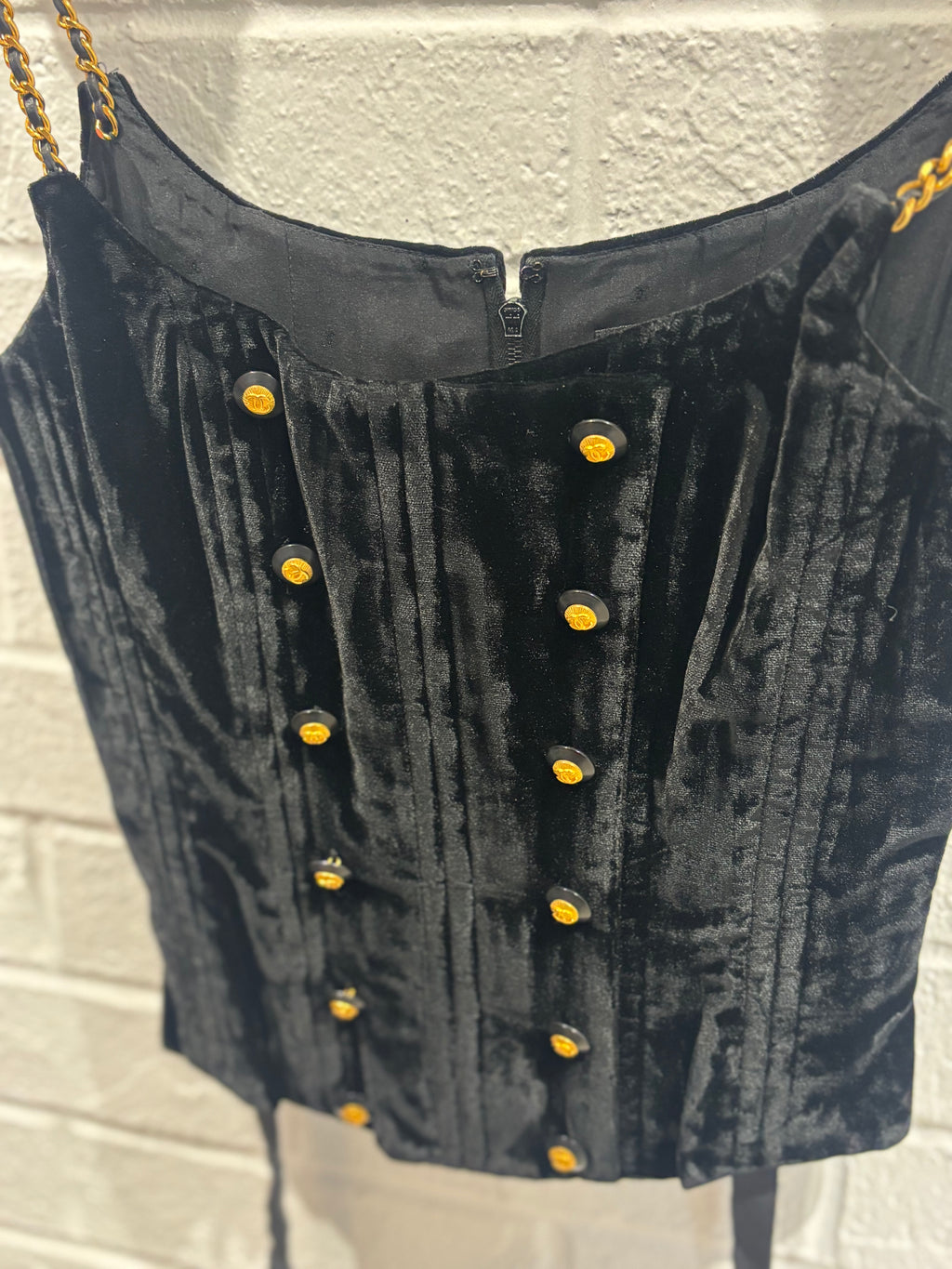Chanel FW / 1993 Velvet Corset