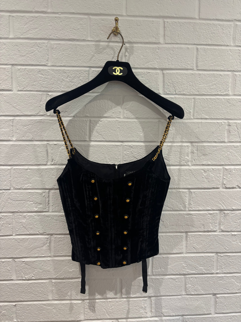 Chanel FW / 1993 Velvet Corset