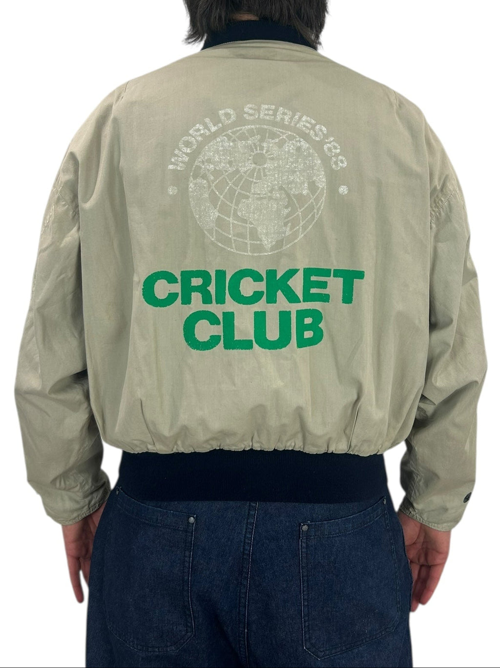 Nigel Cabourn 80s Cricket Club Bomber Jacket
