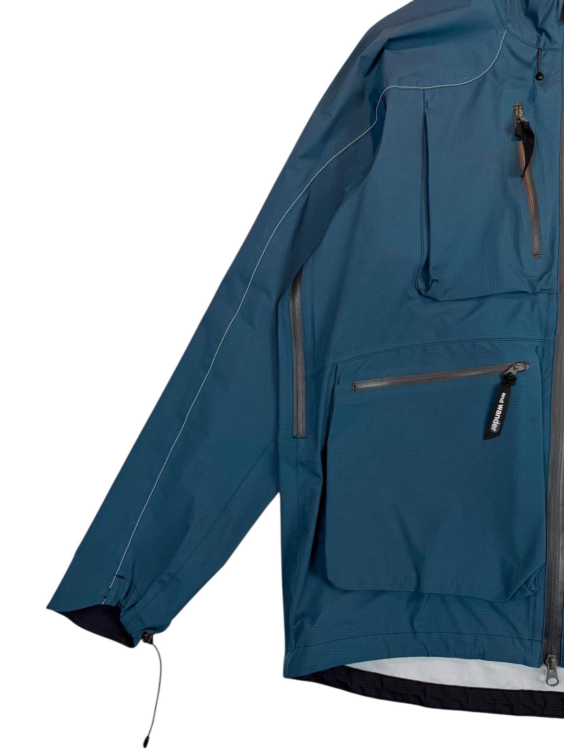 And Wander E Vent Dropping Pocket Rain Coat