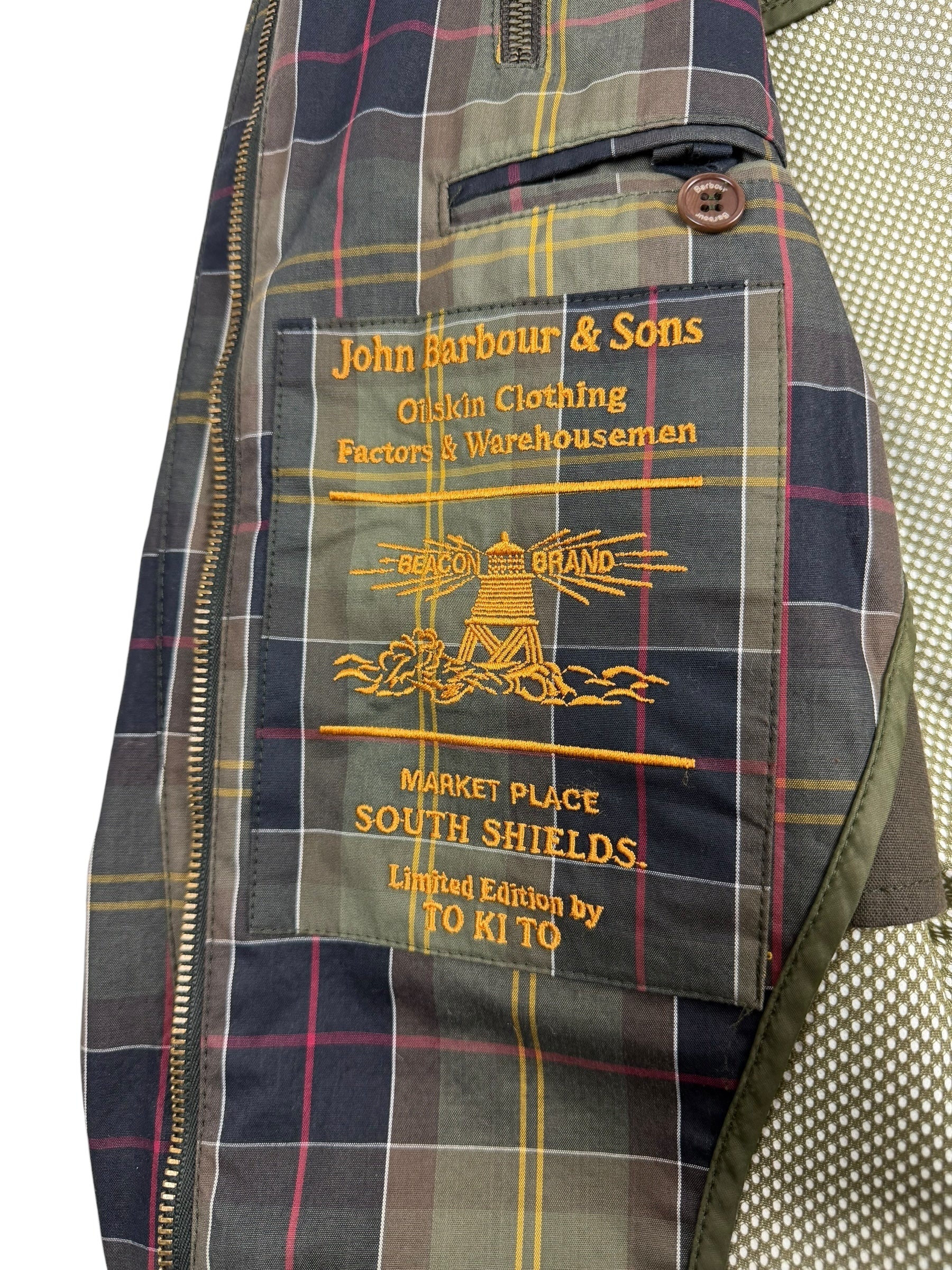Barbour TO KI TO Tartan Blouson Jacket